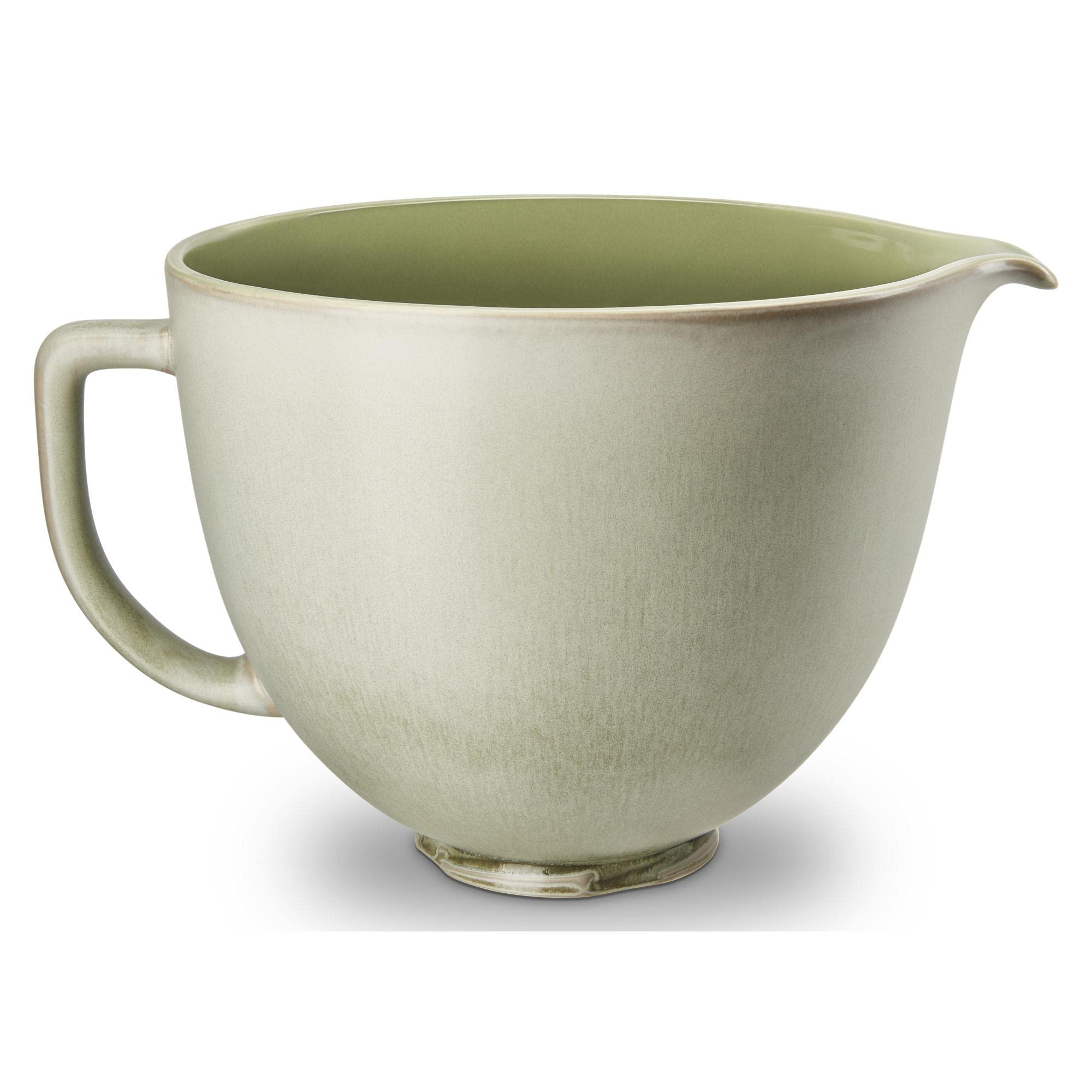 kitchenaid-5-quart-ceramic-bowl-for-tilt-head-stand-mixers-ksm2cb5psl-sage-leaf image 1