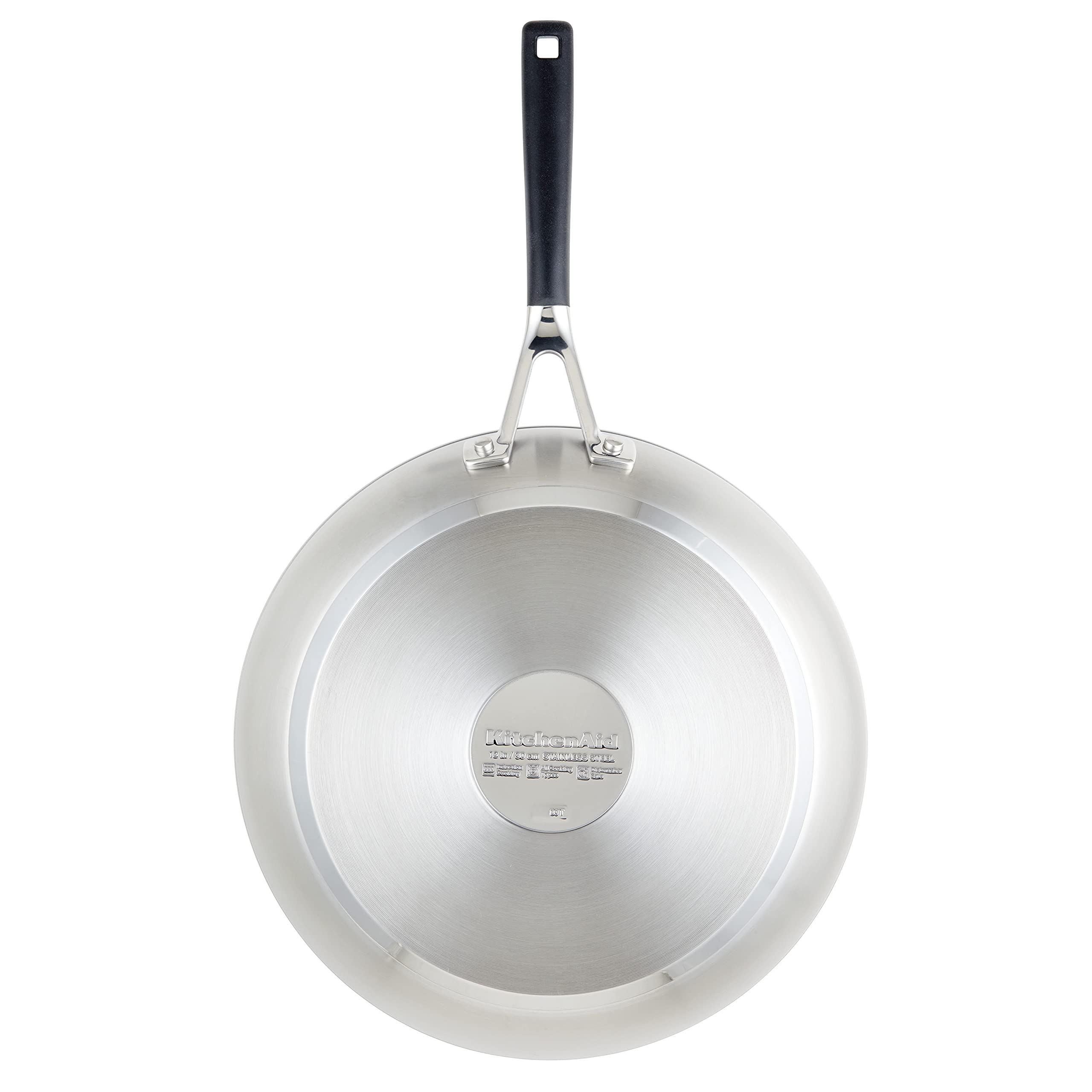 kitchenaid-stainless-steel-frying-pan-for-induction-12-inch-brushed-finish image 6