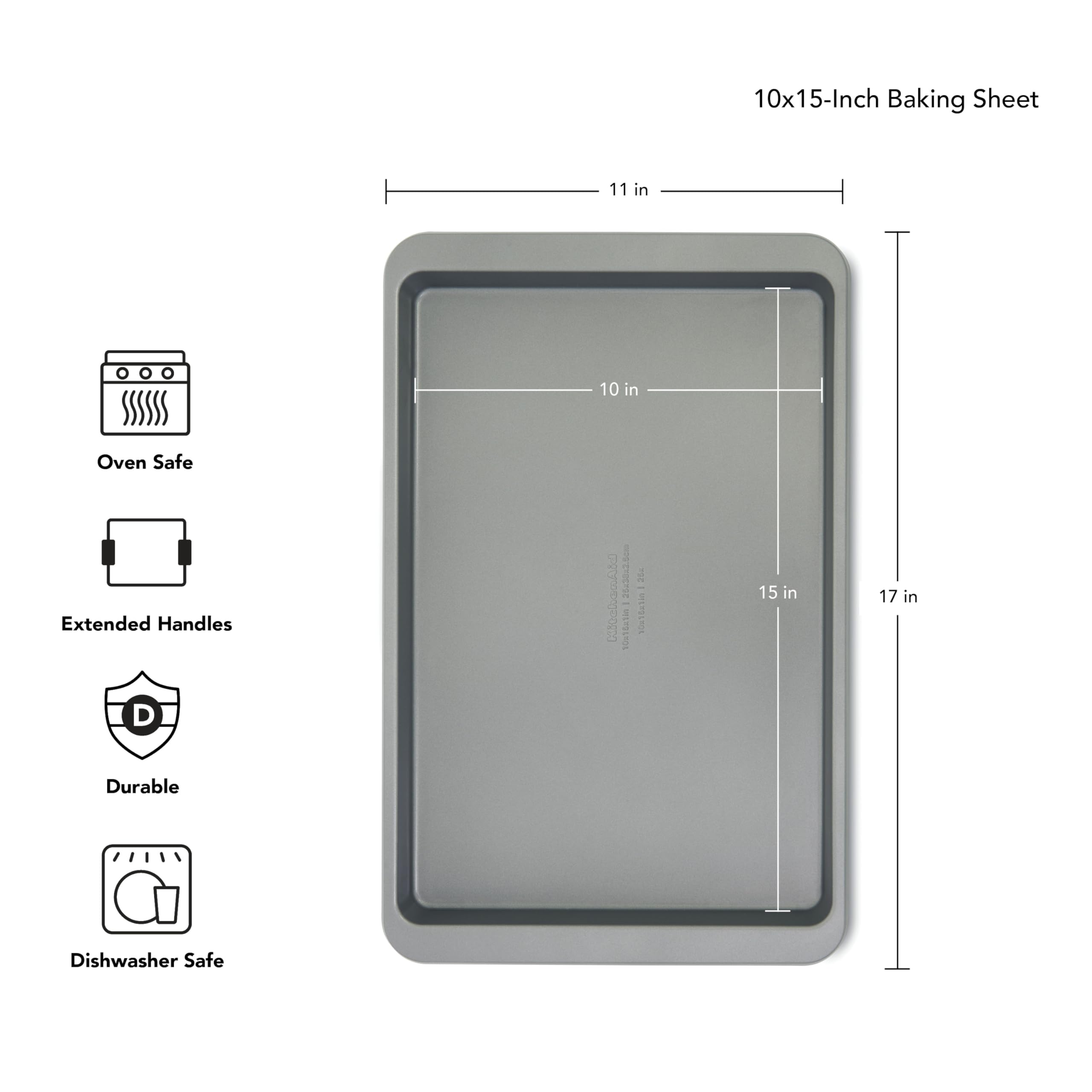kitchenaid-premium-aluminized-steel-baking-sheet-nonstick-10x15-inch-contour-sil image 2
