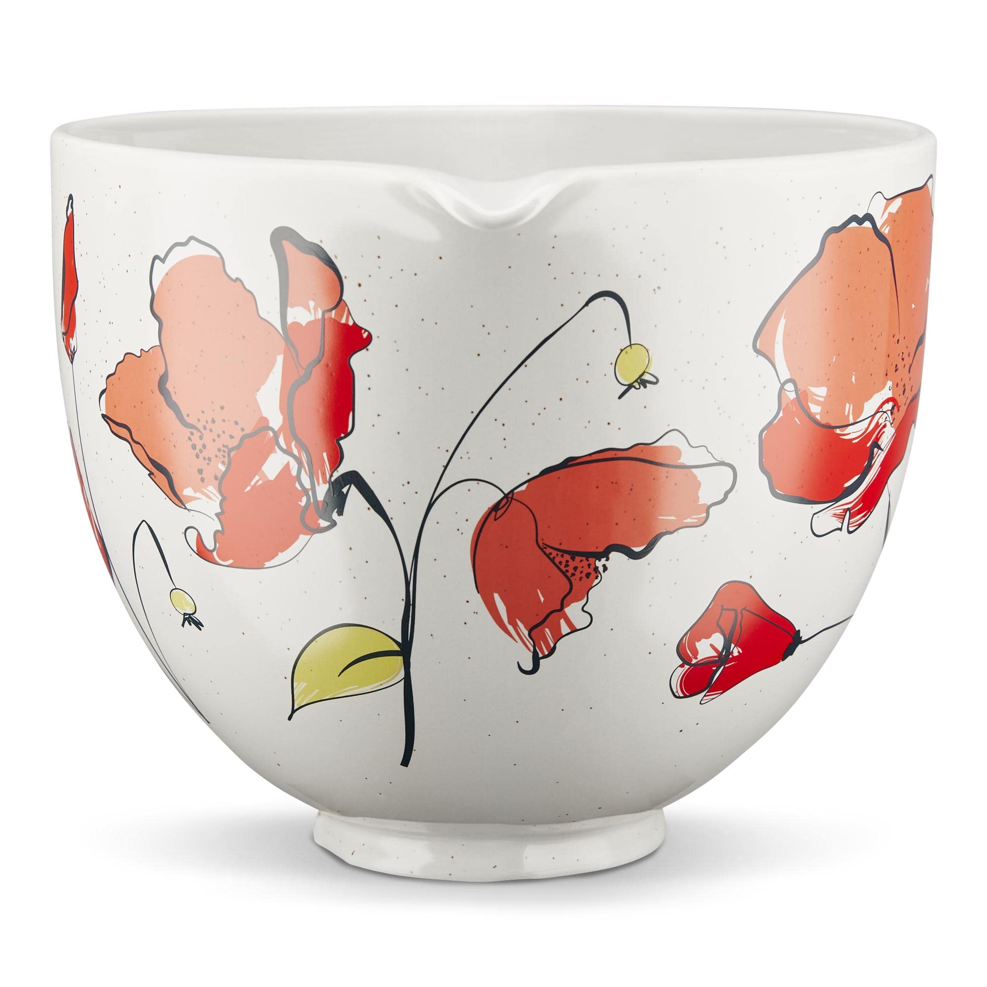kitchenaid-5-quart-ceramic-bowl-for-tilt-head-stand-mixers-poppy-red-oven-safe-t image 3