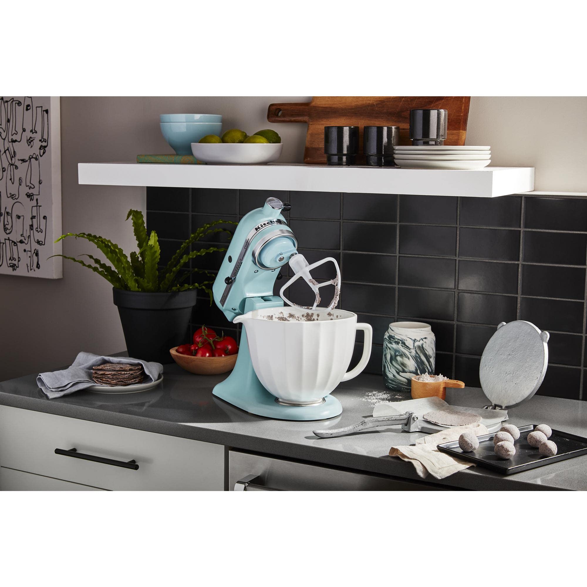 kitchenaid-5-quart-ceramic-bowl-for-4-5-5-quart-tilt-head-stand-mixers-ksm2cb5pw image 4