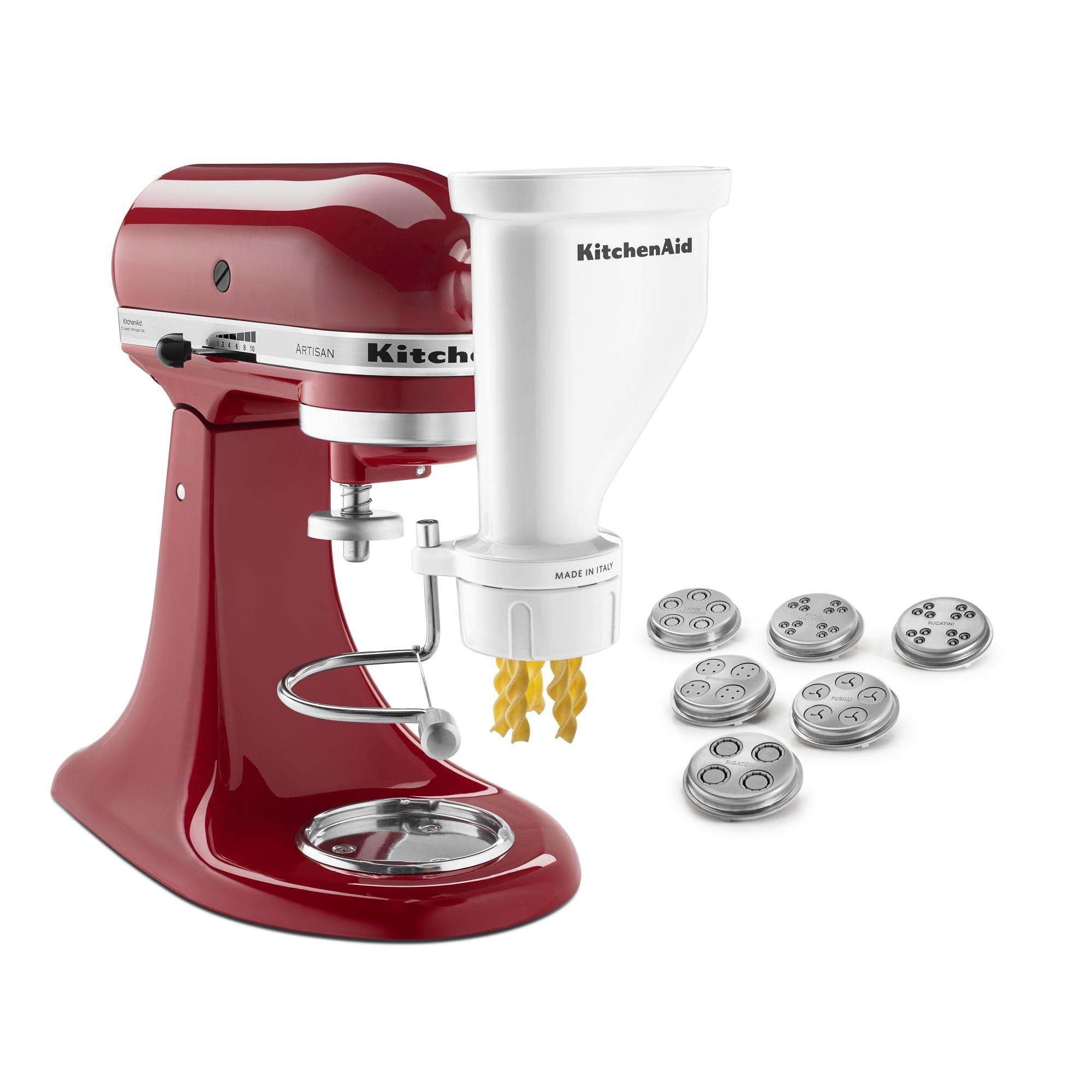kitchenaid-ksmpexta-gourmet-pasta-press-attachment-with-6-interchangeable-pasta- image 5