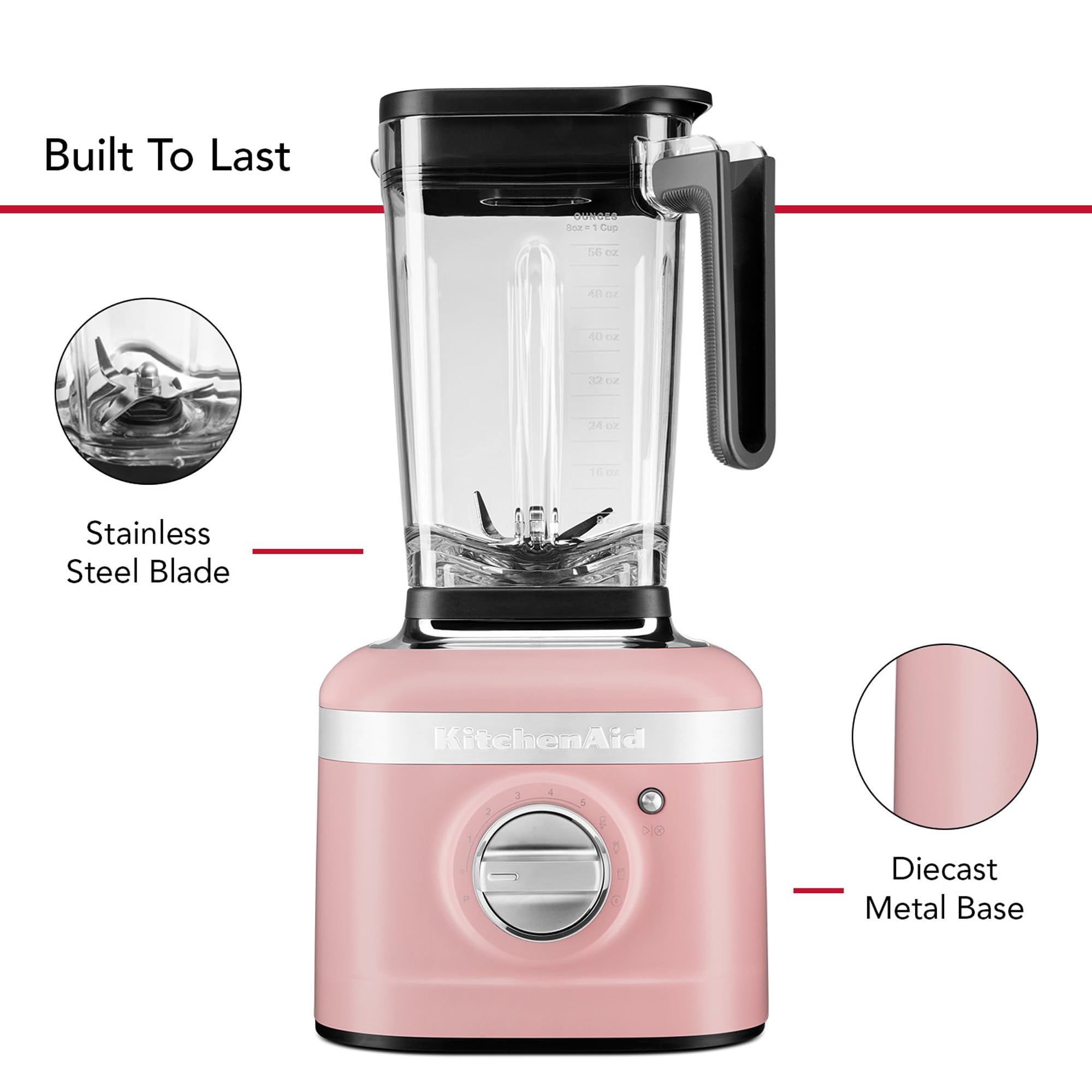 kitchenaid-k400-variable-speed-blender-with-tamper-ksb4028-dried-rose image 4