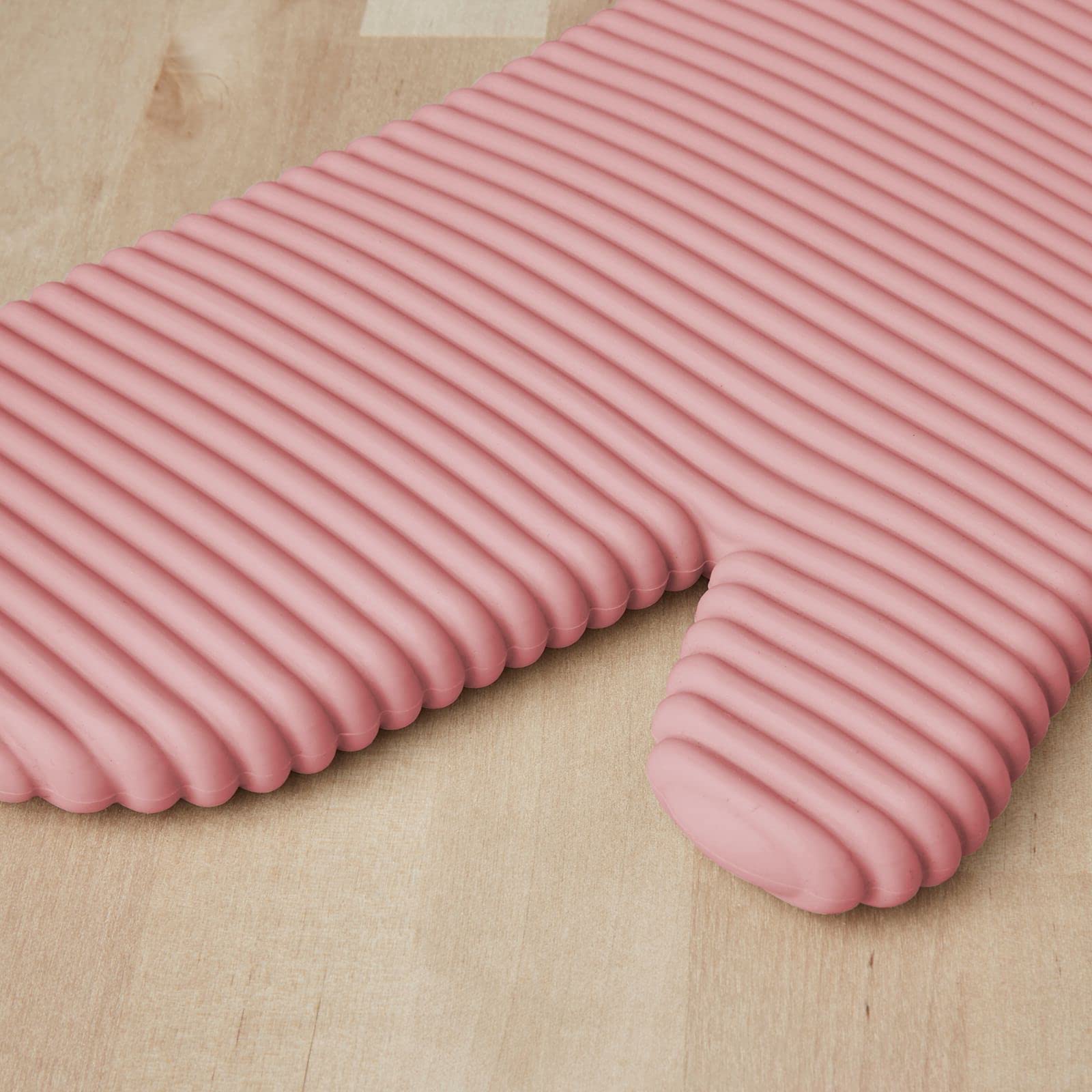 kitchenaid-ribbed-soft-silicone-oven-mitt-2-pack-set-7-5-x13-dried-rose image 3