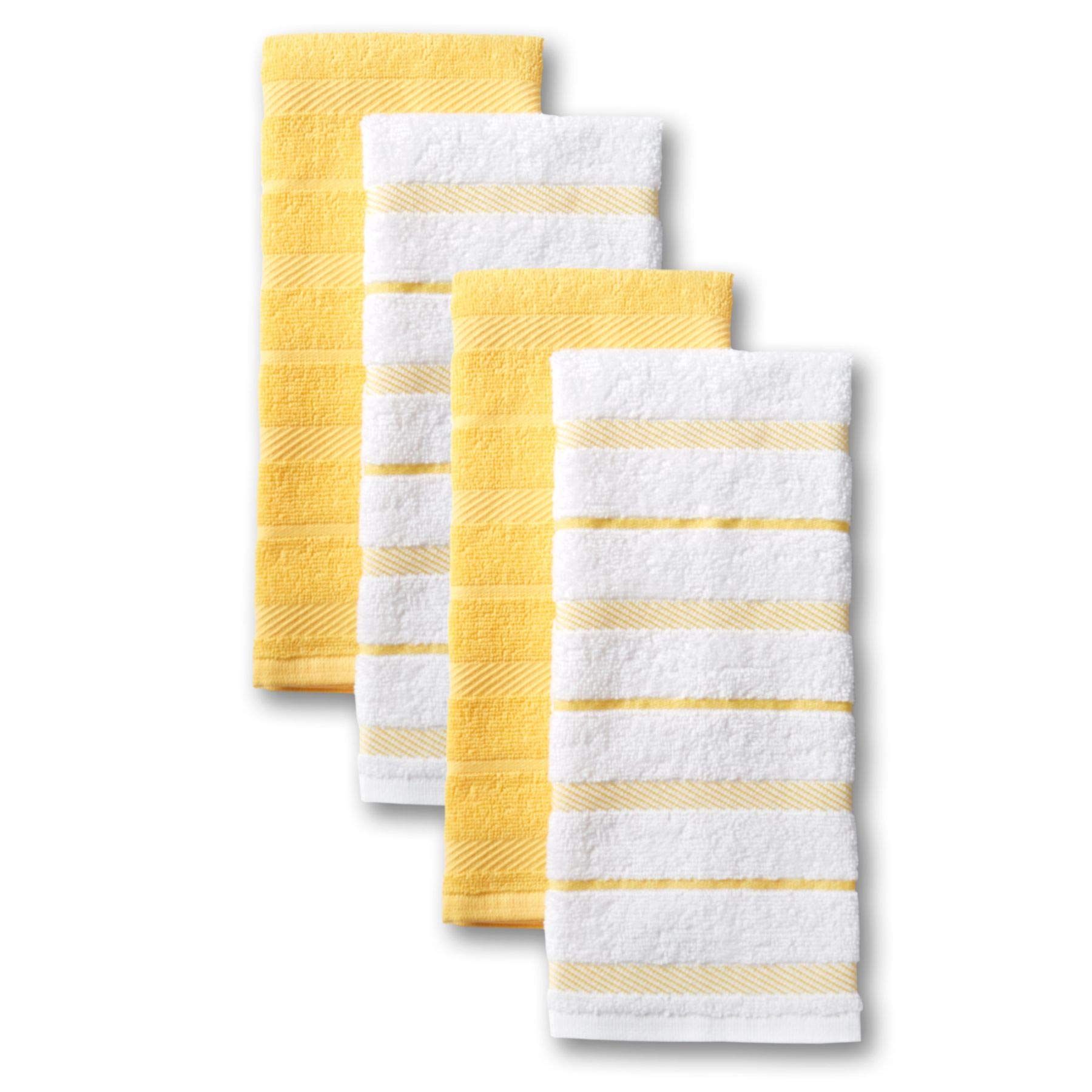 kitchenaid-albany-kitchen-towel-4-pack-set-dried-rose-white-16-x26 image 7