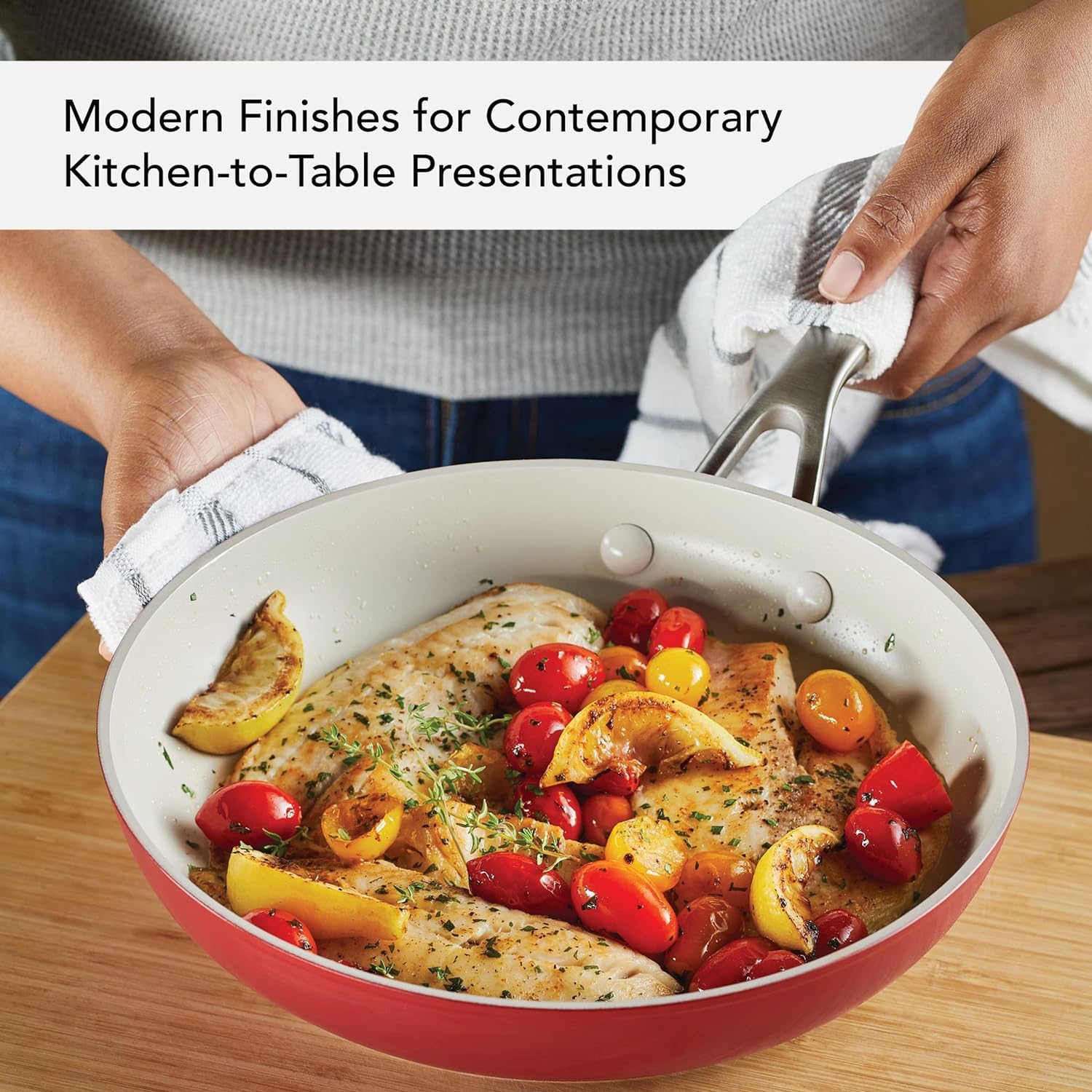 kitchenaid-hard-anodized-ceramic-9-piece-nonstick-cookware-set-empire-red image 5