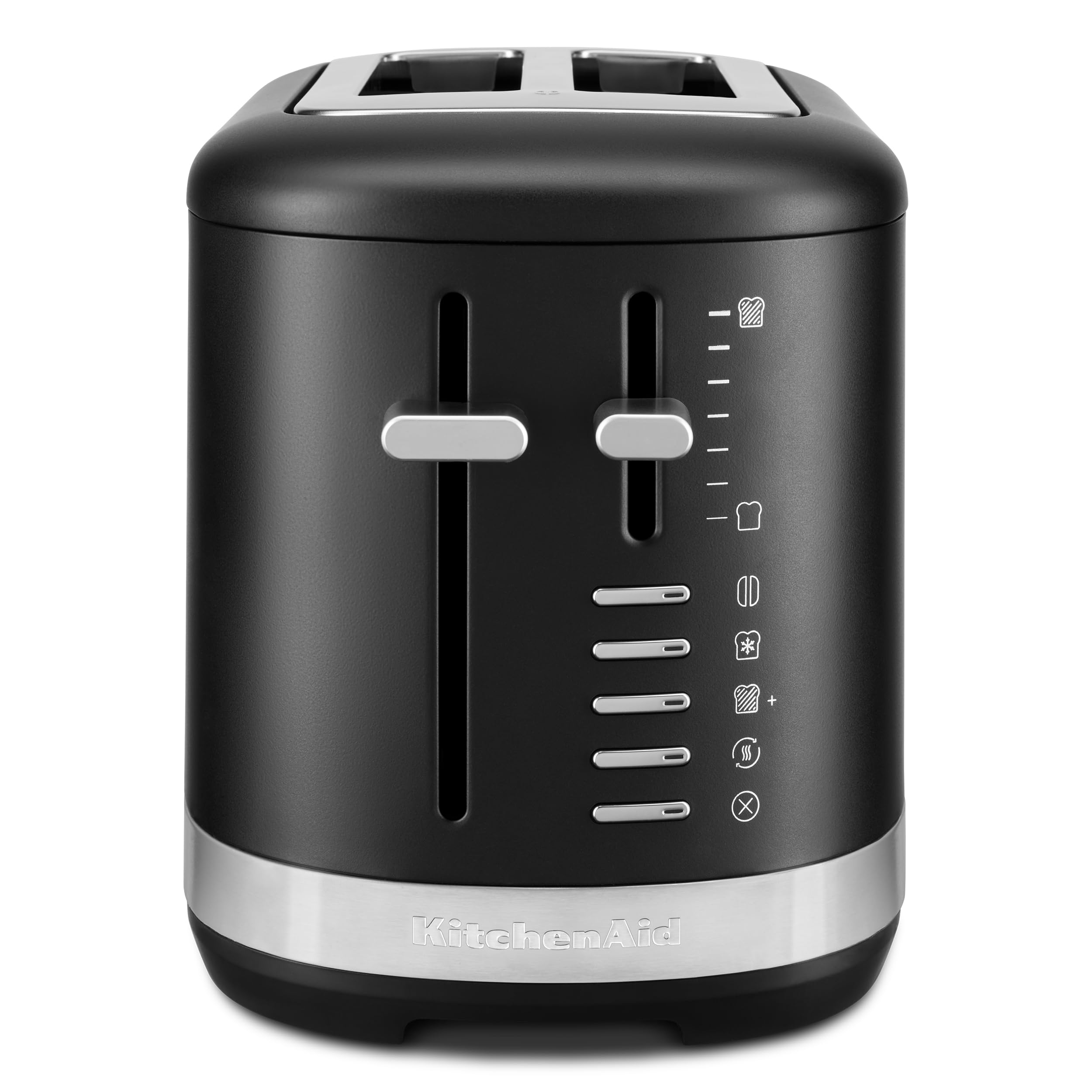 kitchenaid-2-slice-automatic-toaster-with-extra-wide-slots-black-matte-model-kmt image 2
