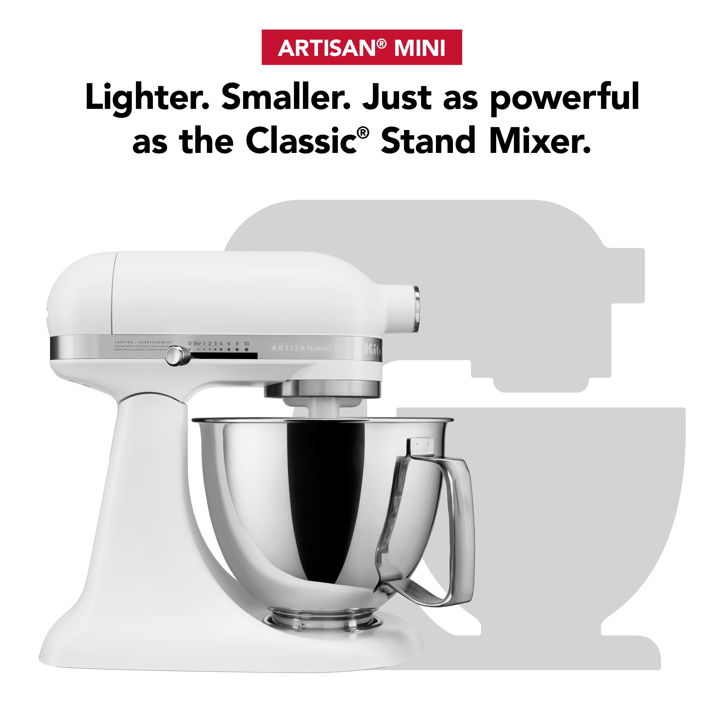 kitchenaid-artisan-mini-3-5-quart-tilt-head-stand-mixer-ksm3316x-in-matte-white image 2