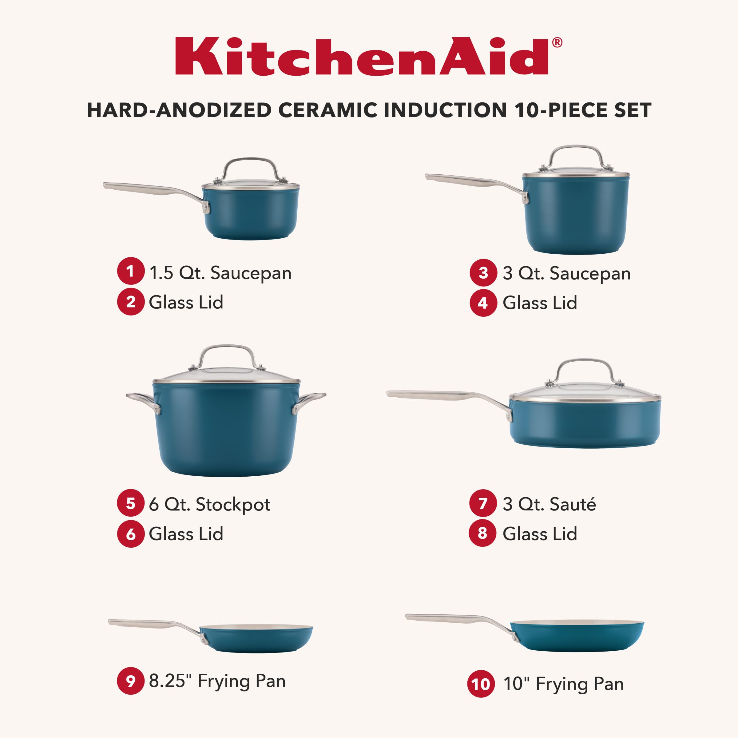 kitchenaid-hard-anodized-ceramic-induction-10-piece-cookware-set-agave-blue image 2