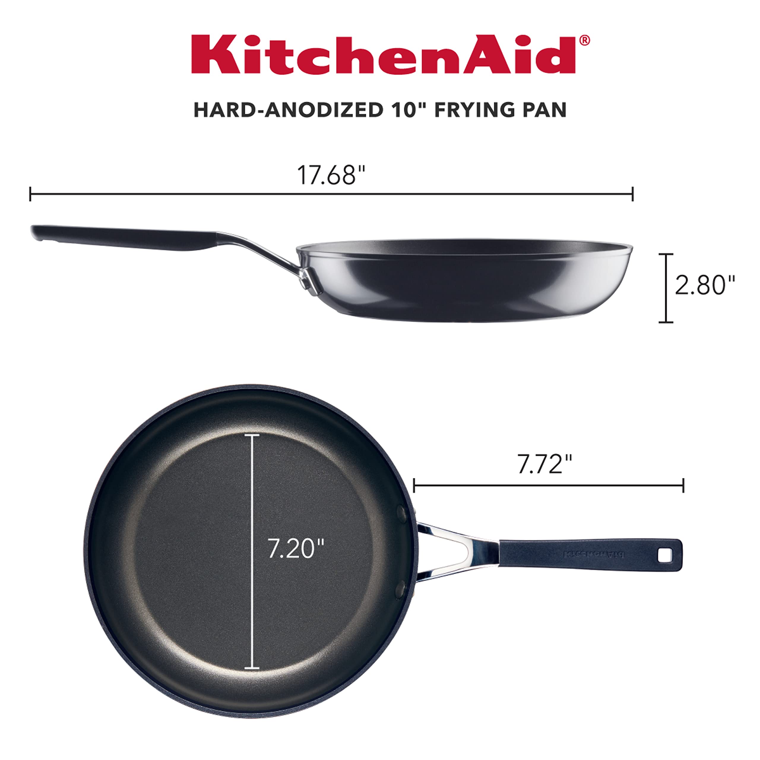 kitchenaid-hard-anodized-nonstick-frying-pan-skillet-10-inch-onyx-black image 2