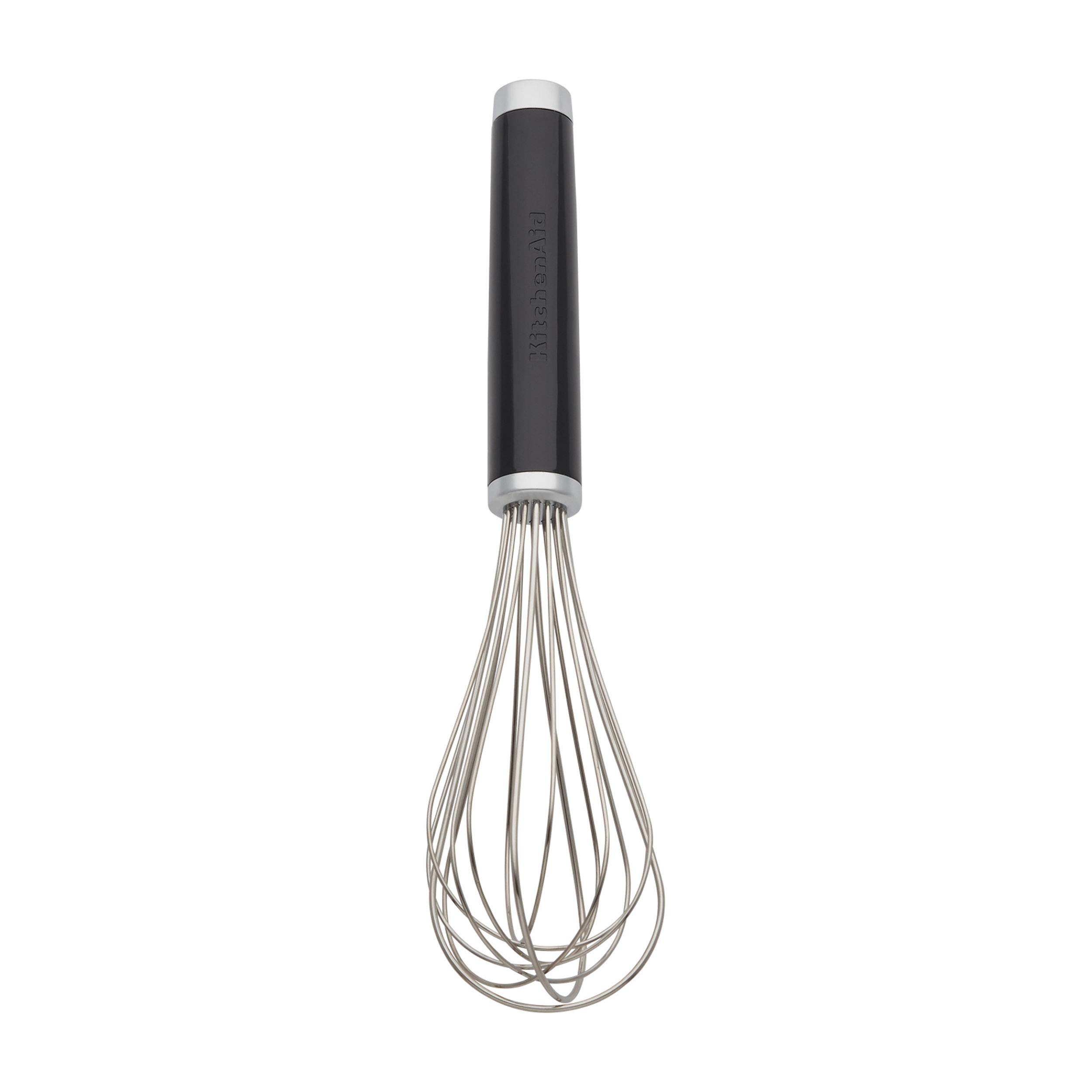 kitchenaid-classic-utility-whisk-10-5-inch-black-stainless-steel-wires-ergonomic image 1
