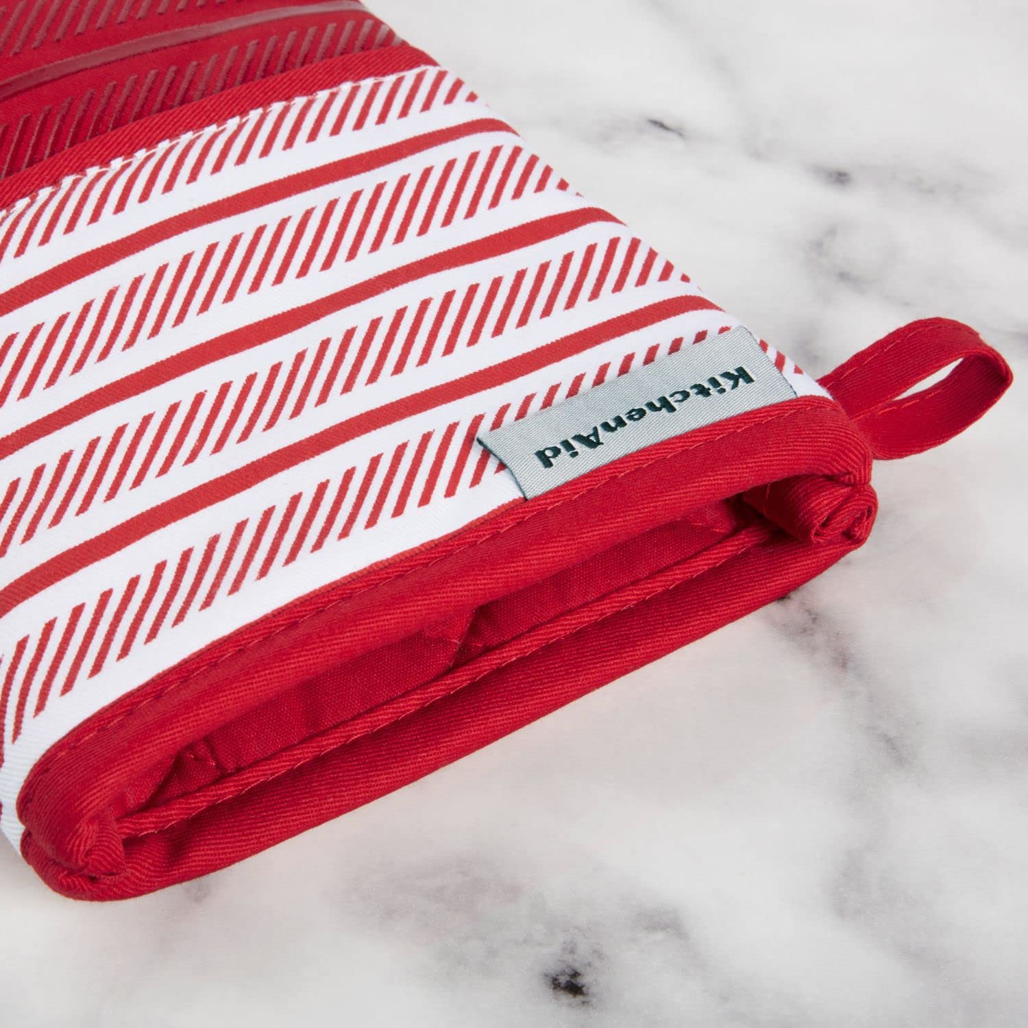 kitchenaid-albany-oven-mitt-2-pack-set-passion-red-7x13-inches-heat-resistant-wi image 3