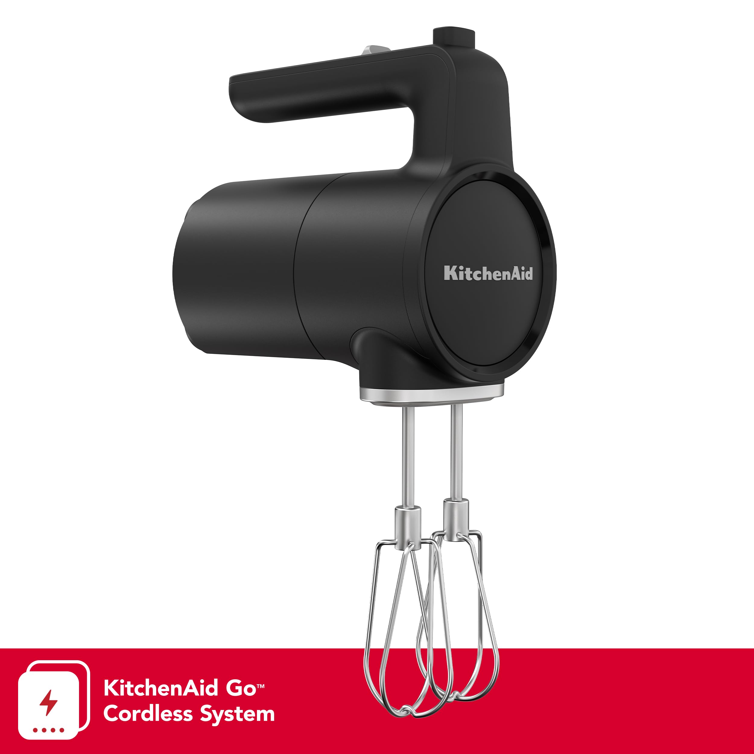 kitchenaid-go-cordless-hand-mixer-khmr700-black-matte-7-speeds-battery-powered image 2