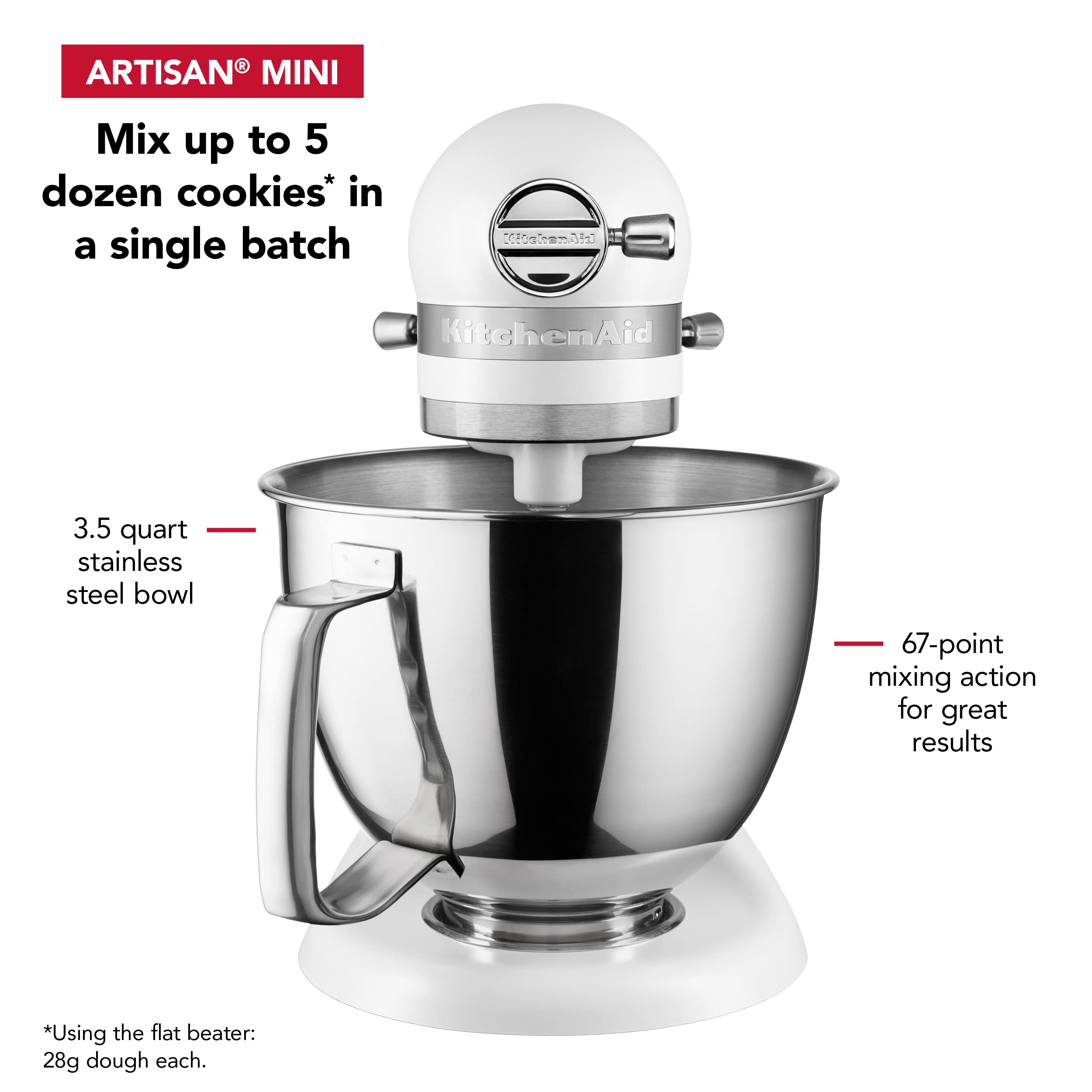 kitchenaid-artisan-mini-3-5-quart-tilt-head-stand-mixer-ksm3316x-in-matte-white image 3