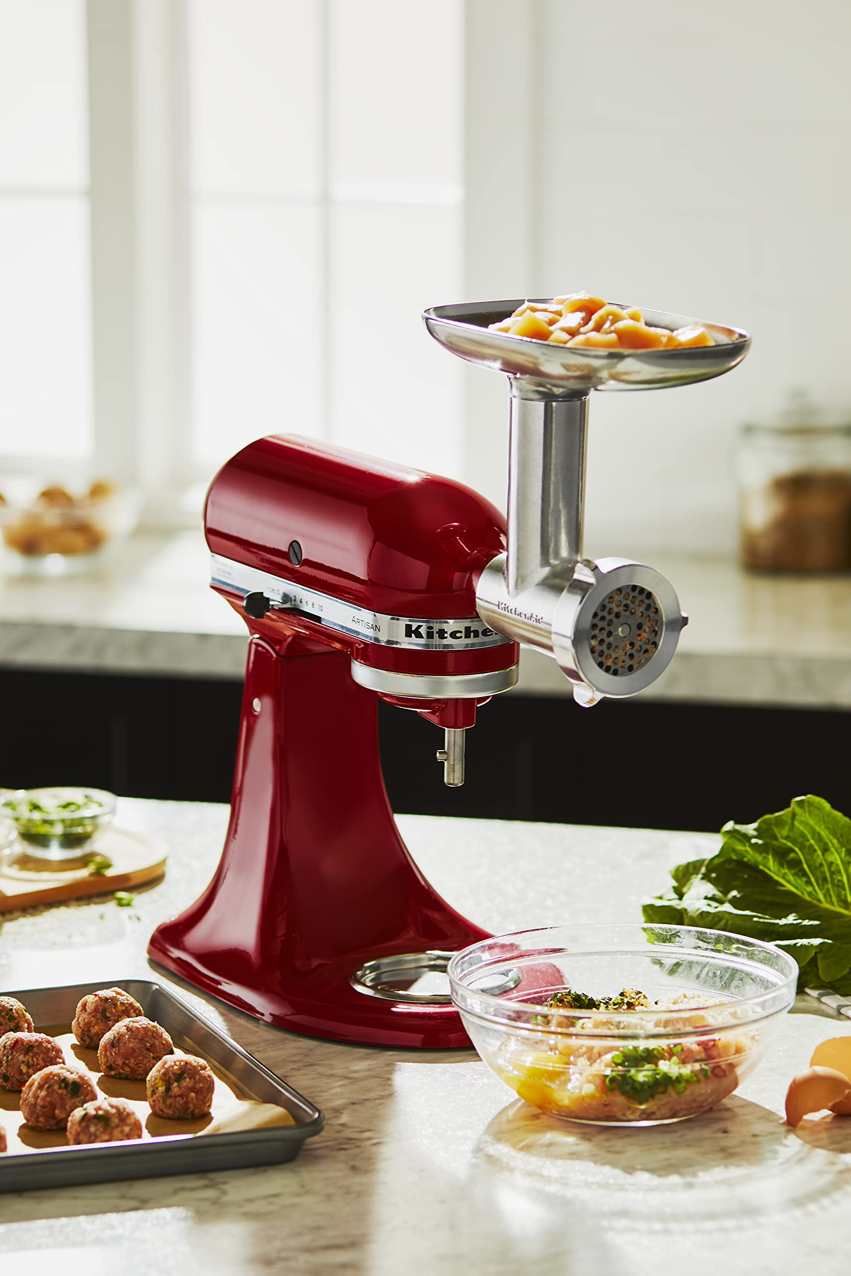 kitchenaid-stand-mixer-attachment-food-grinder-ksmmga-metal image 6
