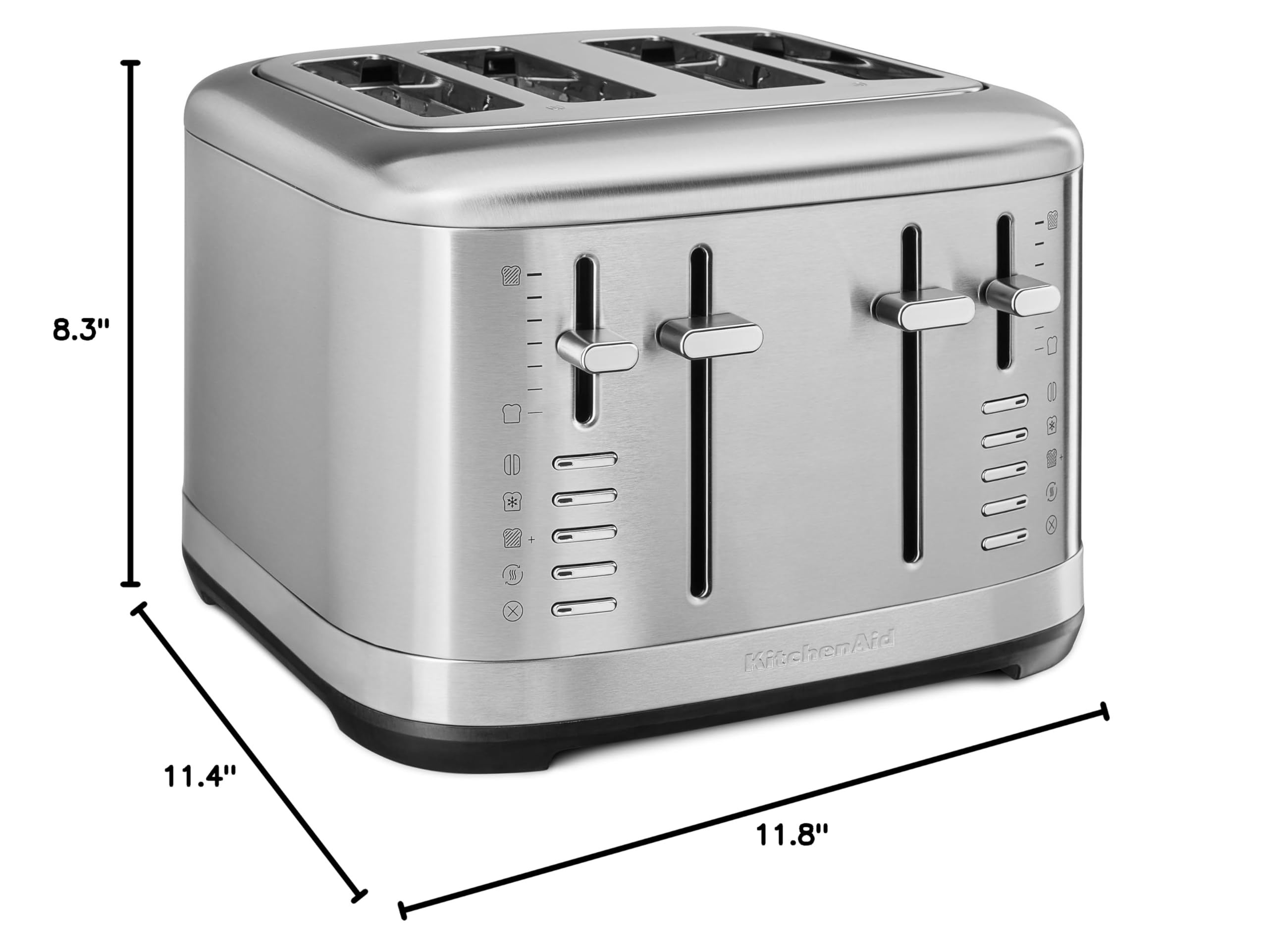 kitchenaid-4-slice-automatic-toaster-with-extra-wide-slots-kmt4109sx-brushed-sta image 5