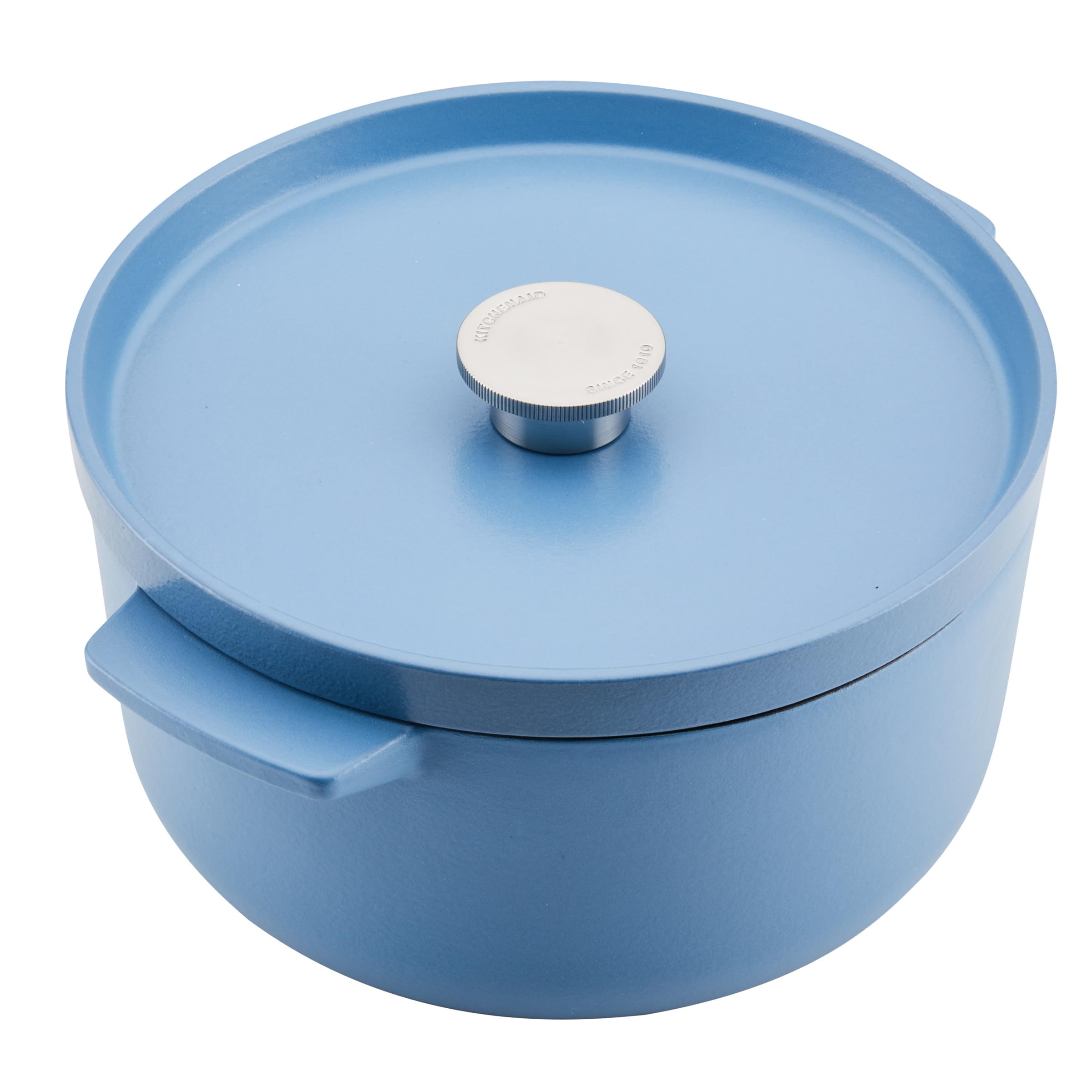 kitchenaid-enameled-cast-iron-dutch-oven-6-quart-blue-velvet image 7