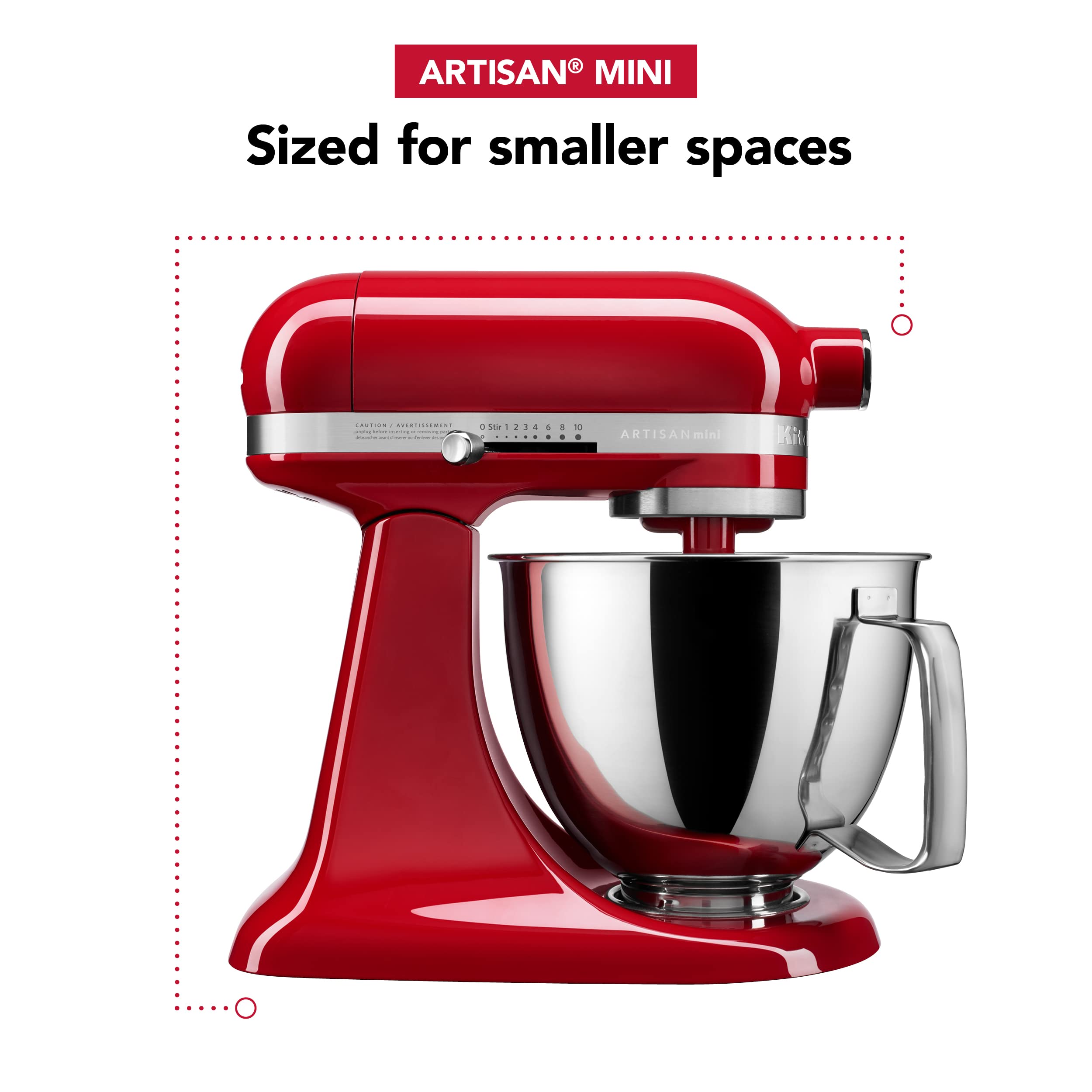 kitchenaid-artisan-mini-3-5-quart-tilt-head-stand-mixer-empire-red-model-ksm3316 image 7
