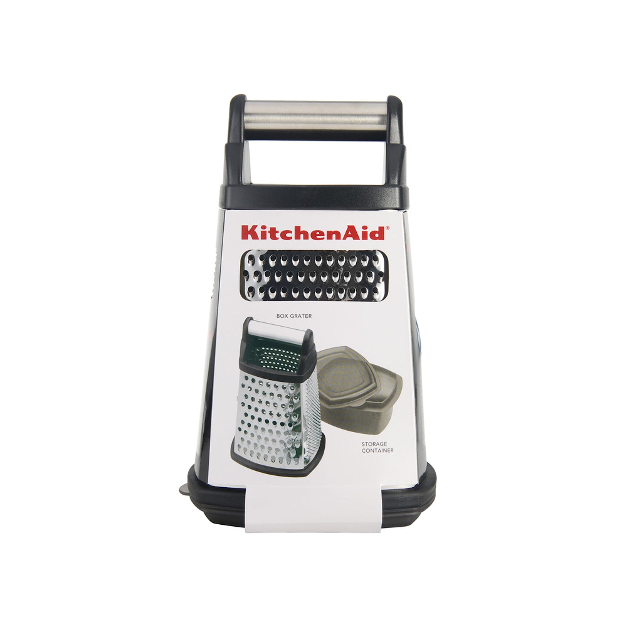 kitchenaid-gourmet-box-grater-with-detachable-measuring-container-and-lid-stainl image 7