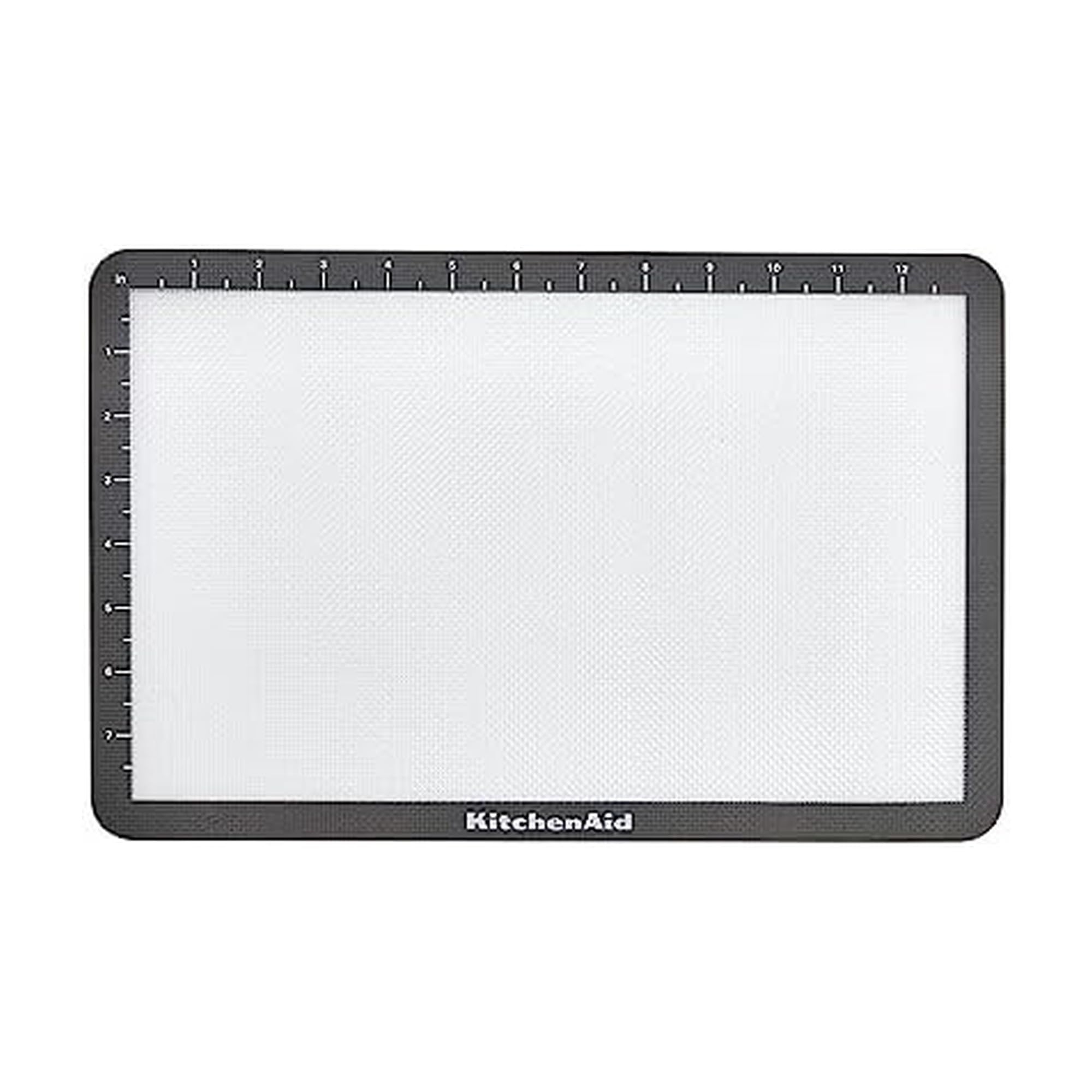 kitchenaid-silicone-medium-baking-mat-9x14-inch-gray-nonstick-heat-resistant-to- image 1