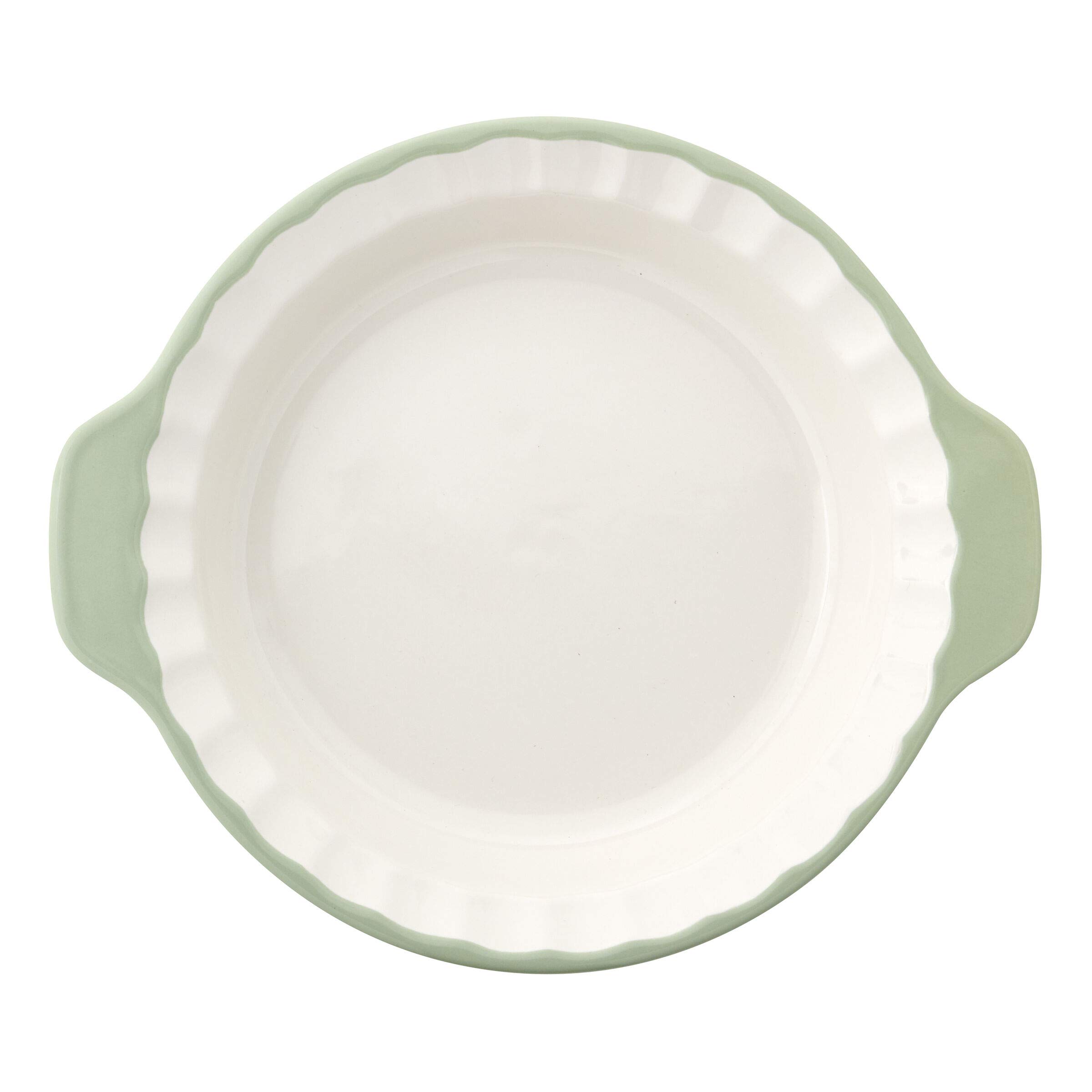 kitchenaid-vitrified-stoneware-pie-plate-9-inch-pistachio image 2