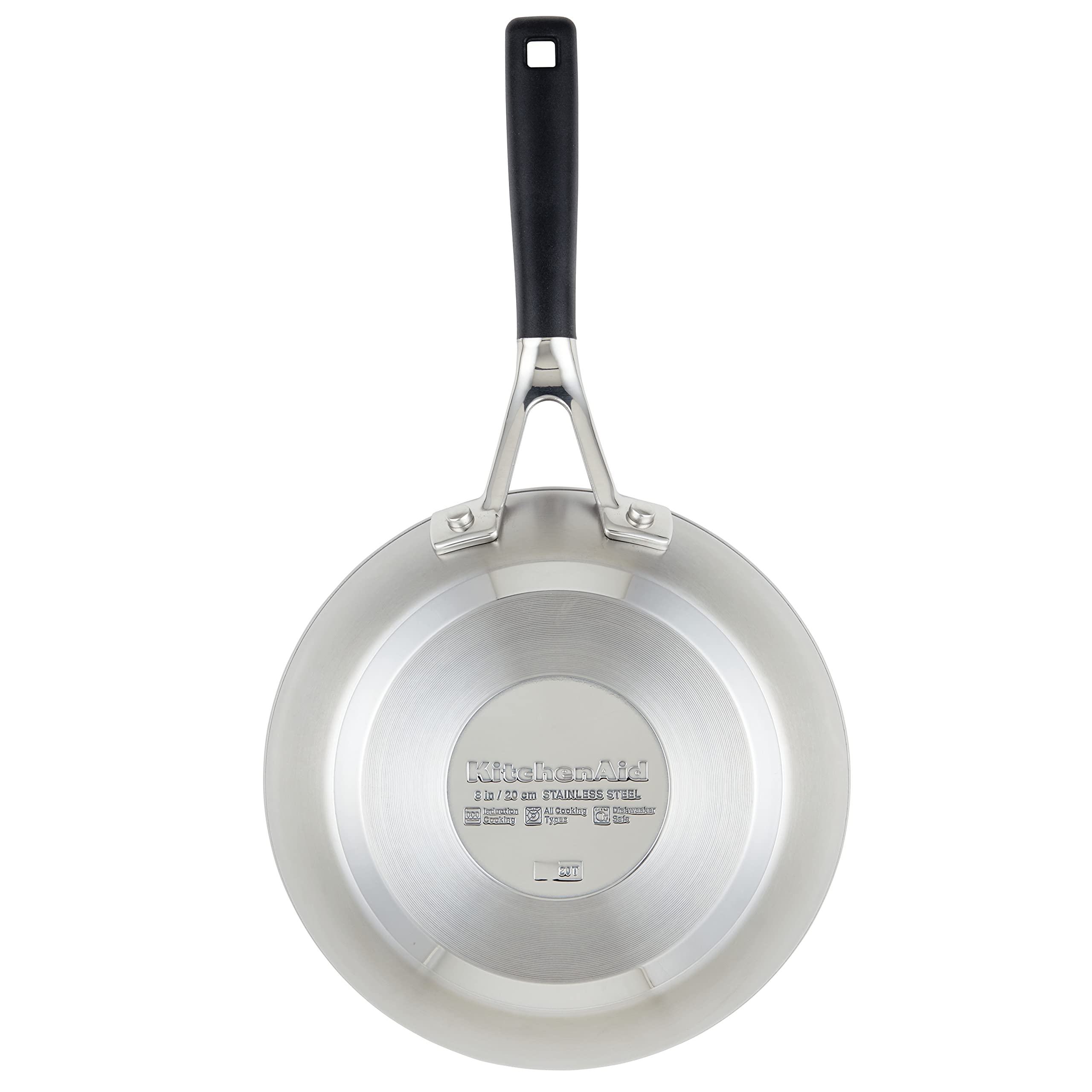kitchenaid-71019-stainless-steel-nonstick-frying-pan-skillet-8-inch-brushed-stai image 8