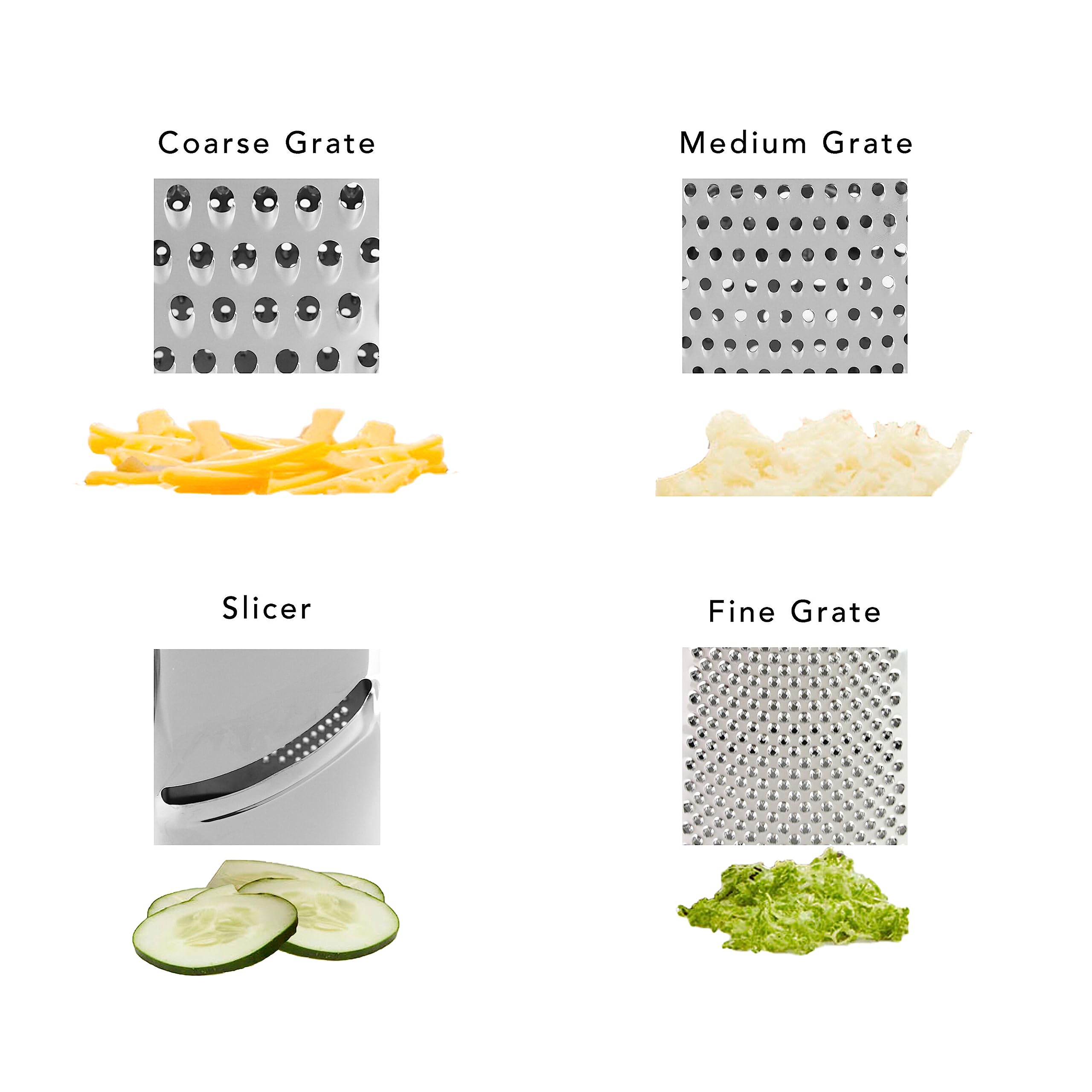 kitchenaid-gourmet-box-grater-with-detachable-measuring-container-and-lid-stainl image 5