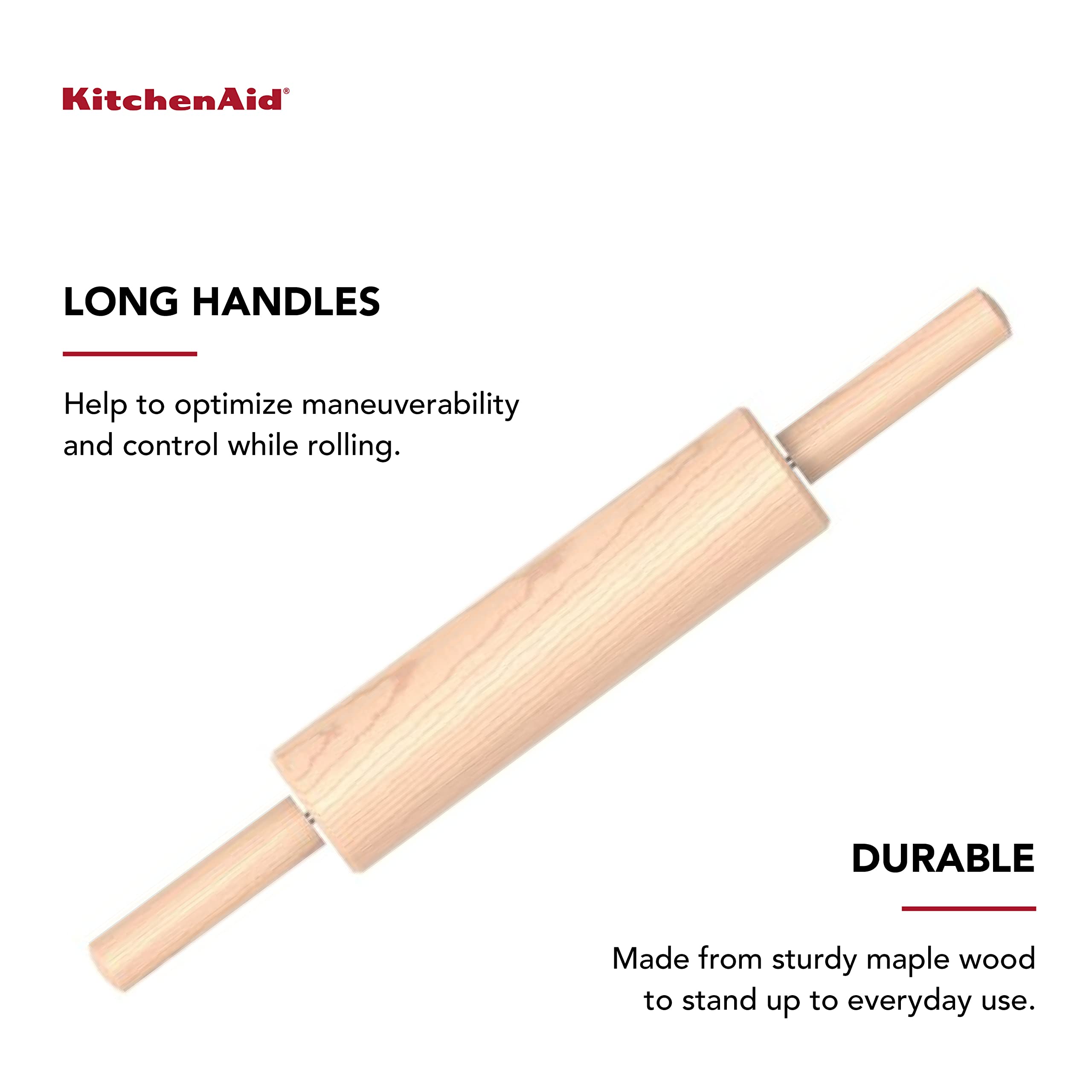 kitchenaid-gourmet-maple-wood-handled-rolling-pin-22-inch image 4