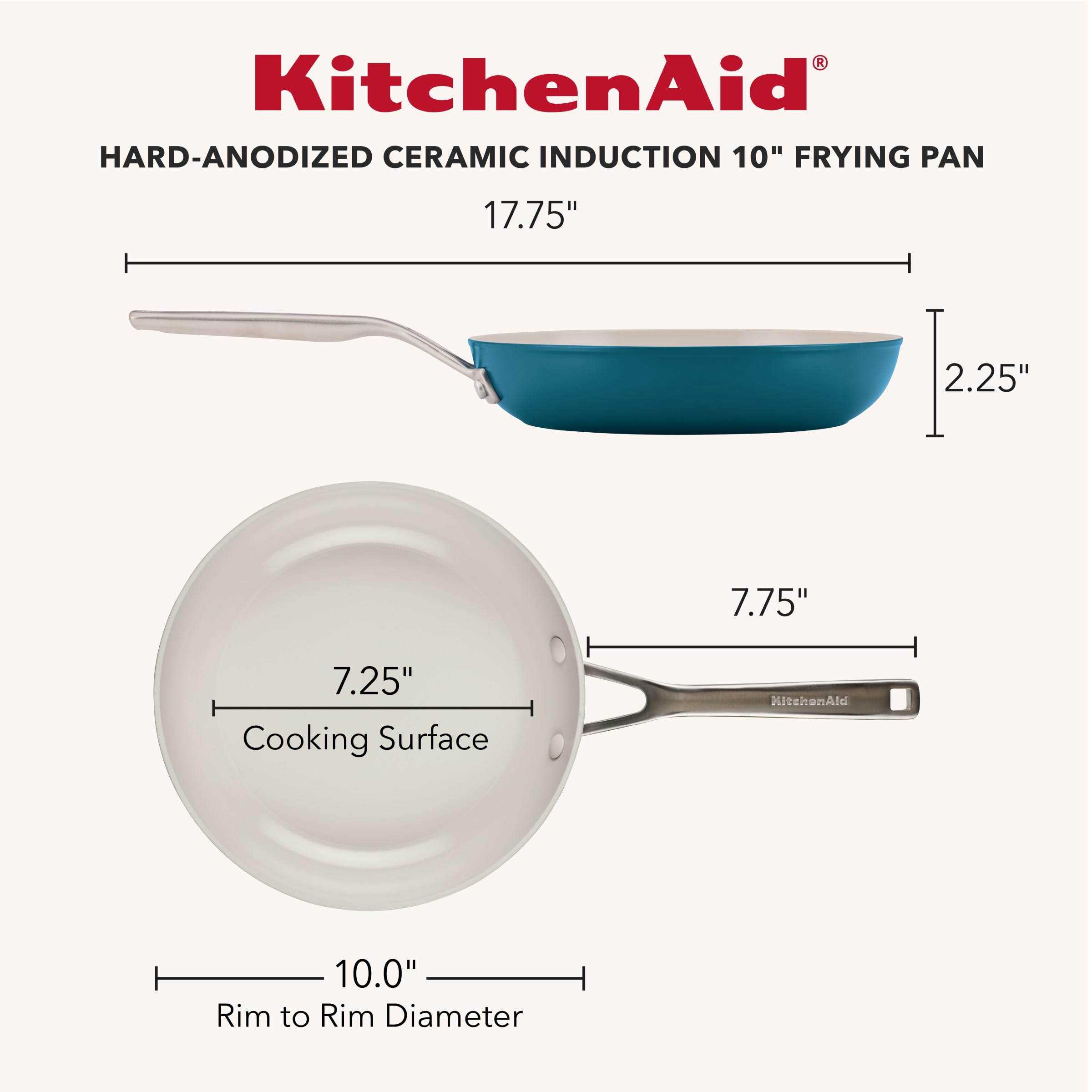kitchenaid-hard-anodized-ceramic-induction-cookware-skillet-set-2-piece-agave-in image 2