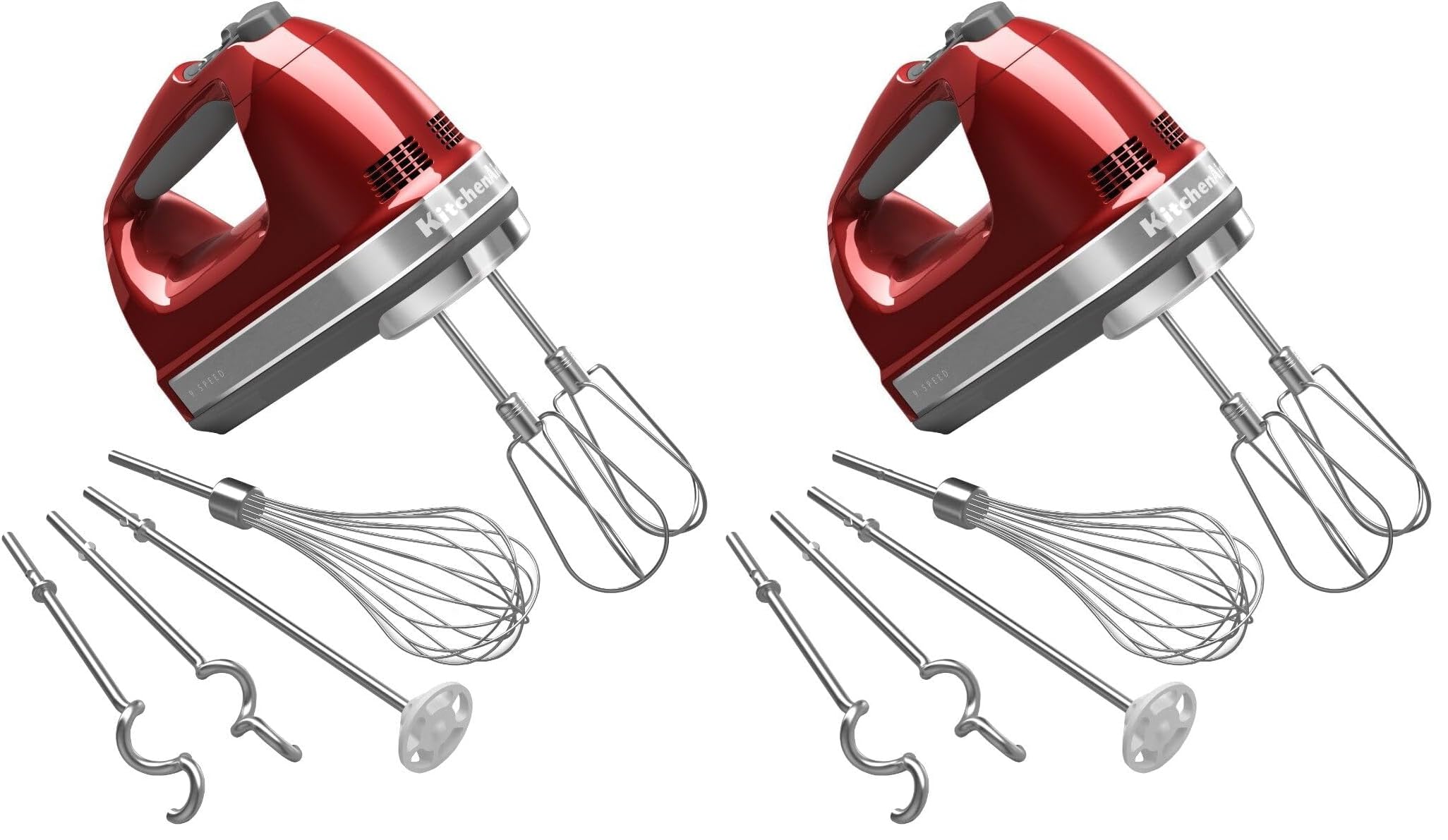 kitchenaid-9-speed-hand-mixer-khm926-empire-red-complete-attachment-set-with-sto image 7