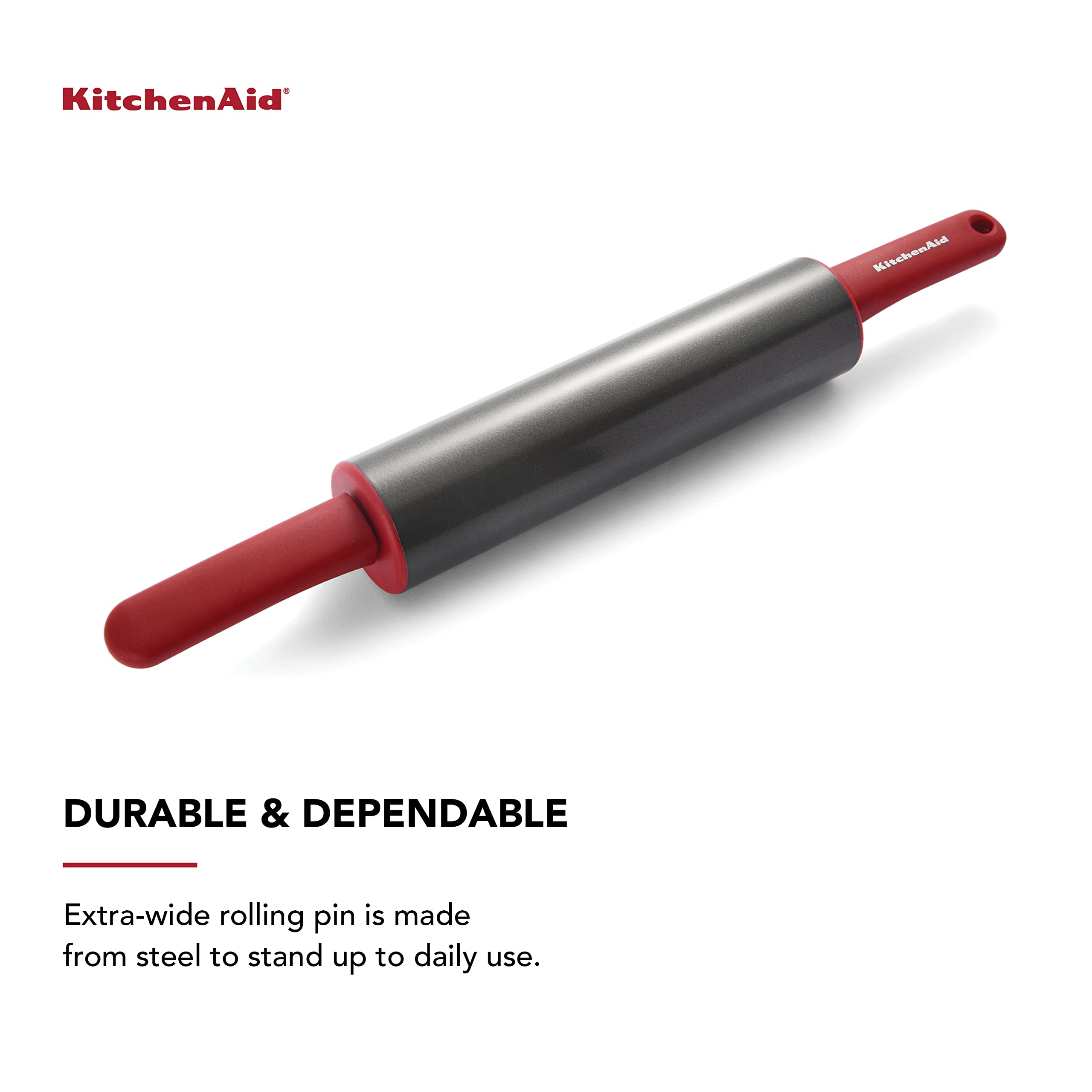 kitchenaid-gourmet-rolling-pin-22-inch-red image 2