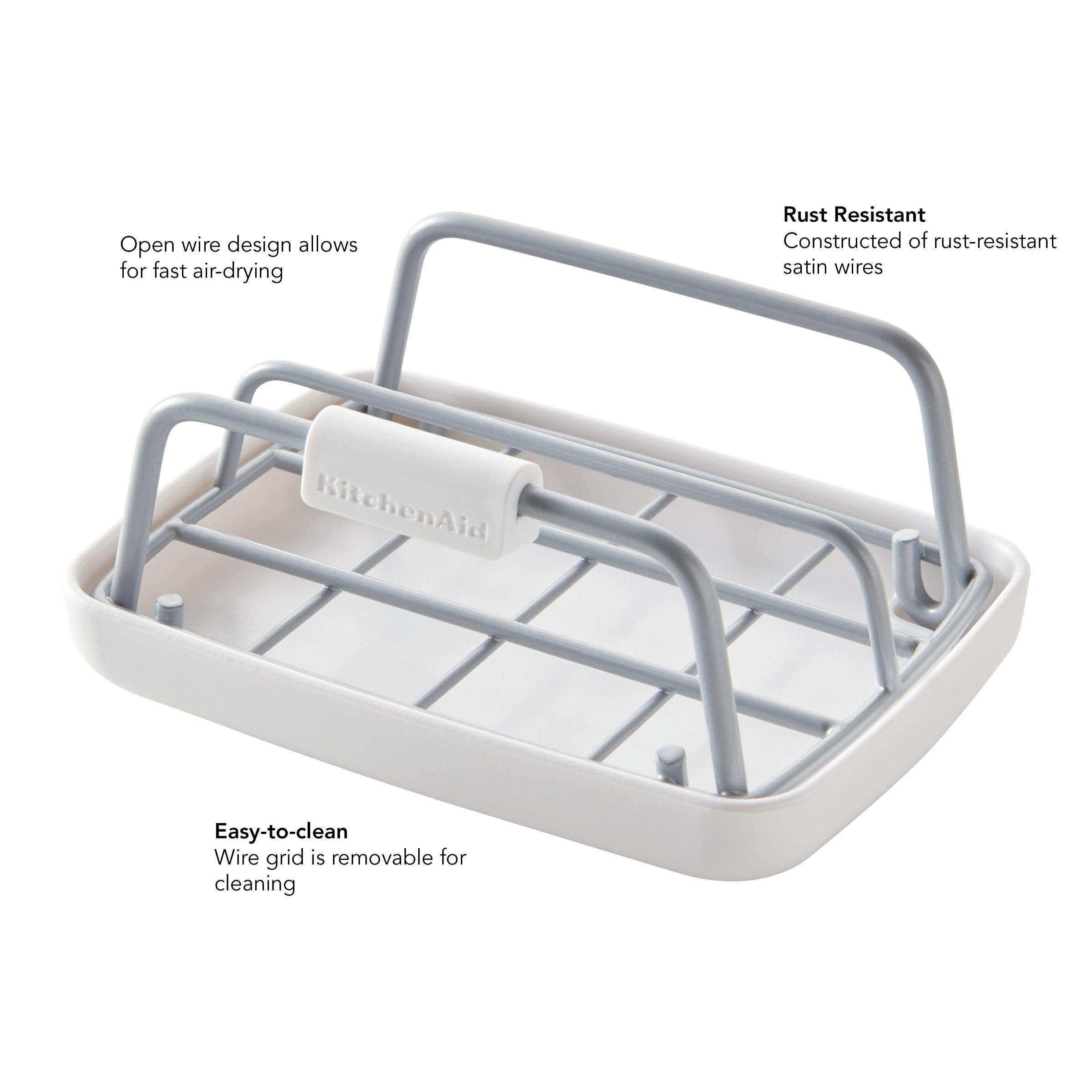 kitchenaid-satin-powder-coated-sponge-holder-white image 5