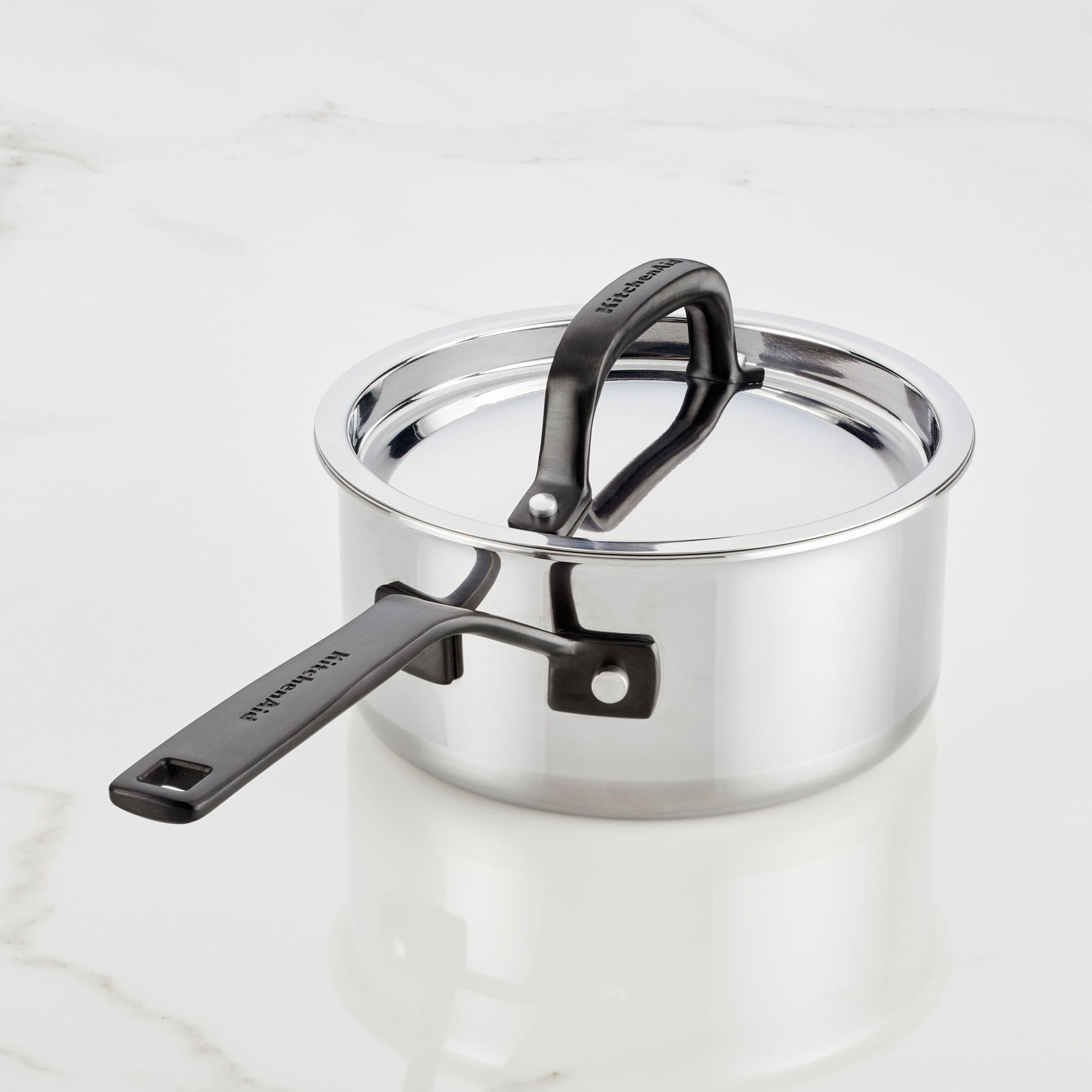 kitchenaid-5-ply-clad-stainless-steel-induction-saucepan-with-lid-1-5-quart-poli image 7