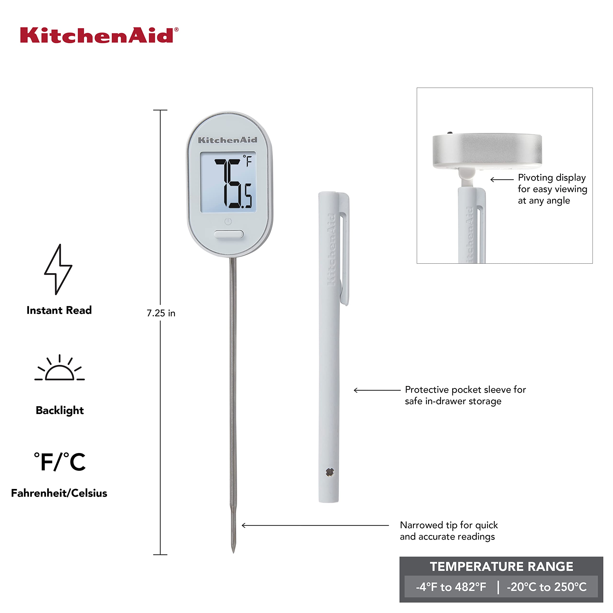 kitchenaid-kq904wh-digital-instant-read-kitchen-and-food-thermometer-with-pivoti image 2