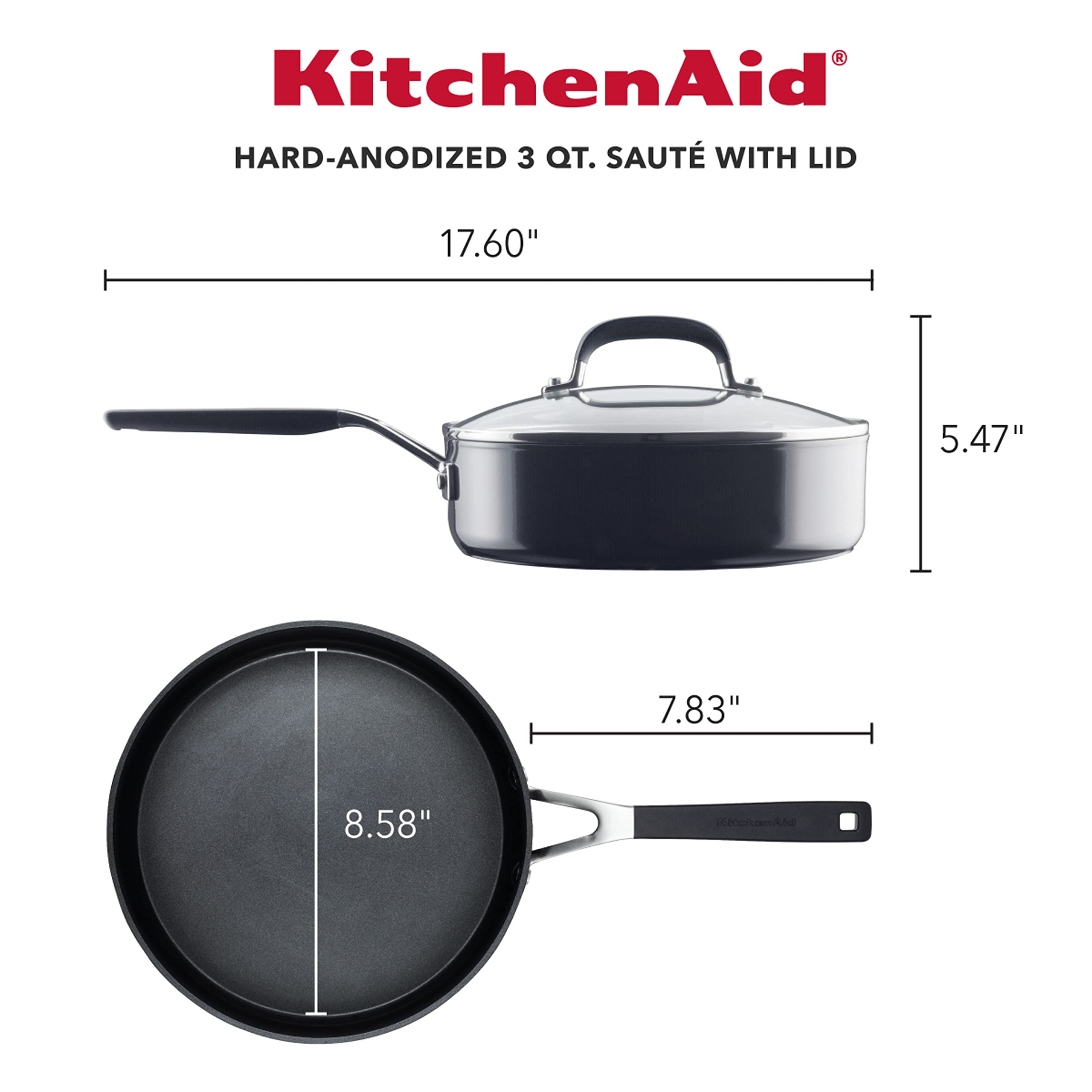 kitchenaid-hard-anodized-nonstick-saut-fry-pan-with-lid-3-quart-onyx-black image 2