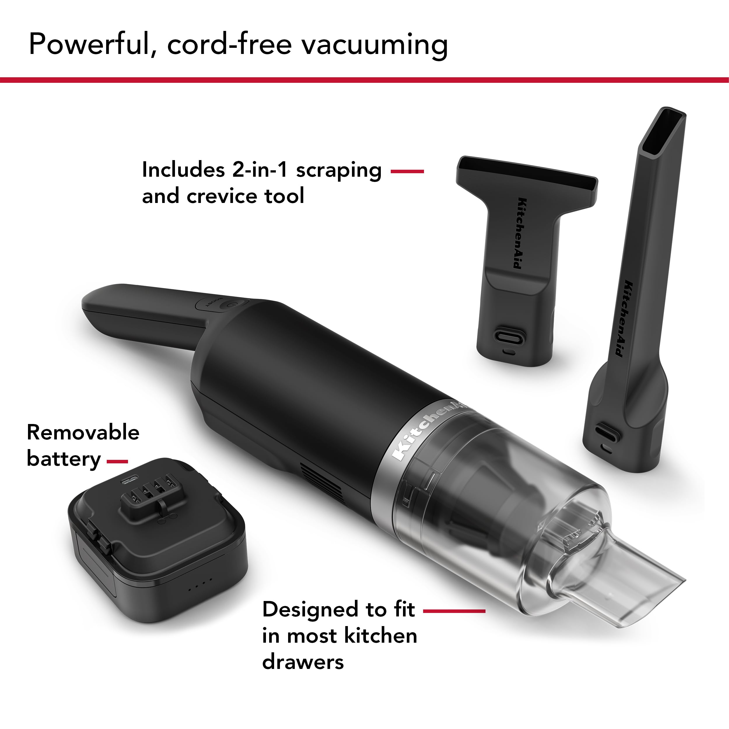 kitchenaid-go-cordless-kitchen-vacuum-kkvr121-battery-included-black-matte image 3