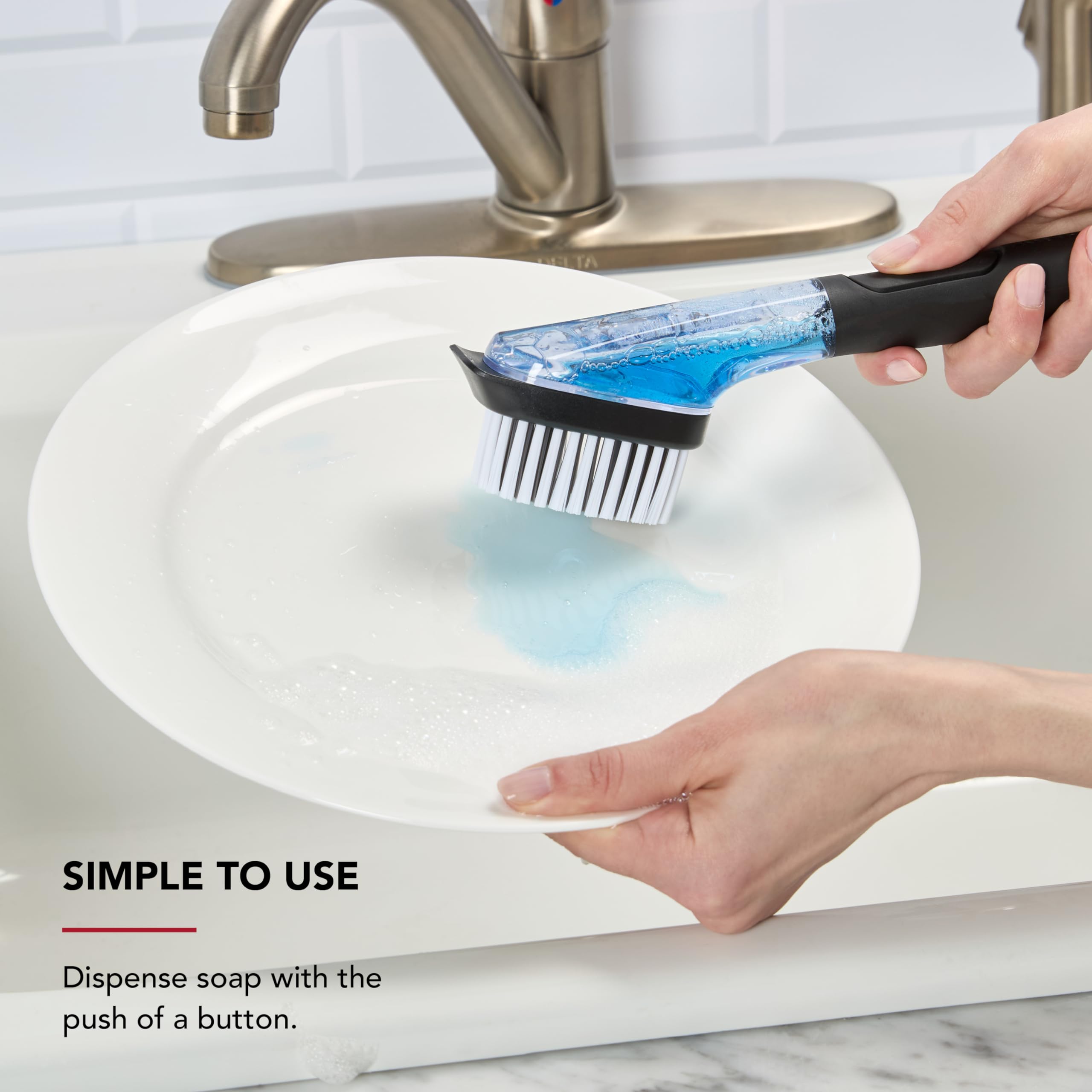 kitchenaid-soap-dispensing-sink-brush-with-nylon-bristles-black image 5
