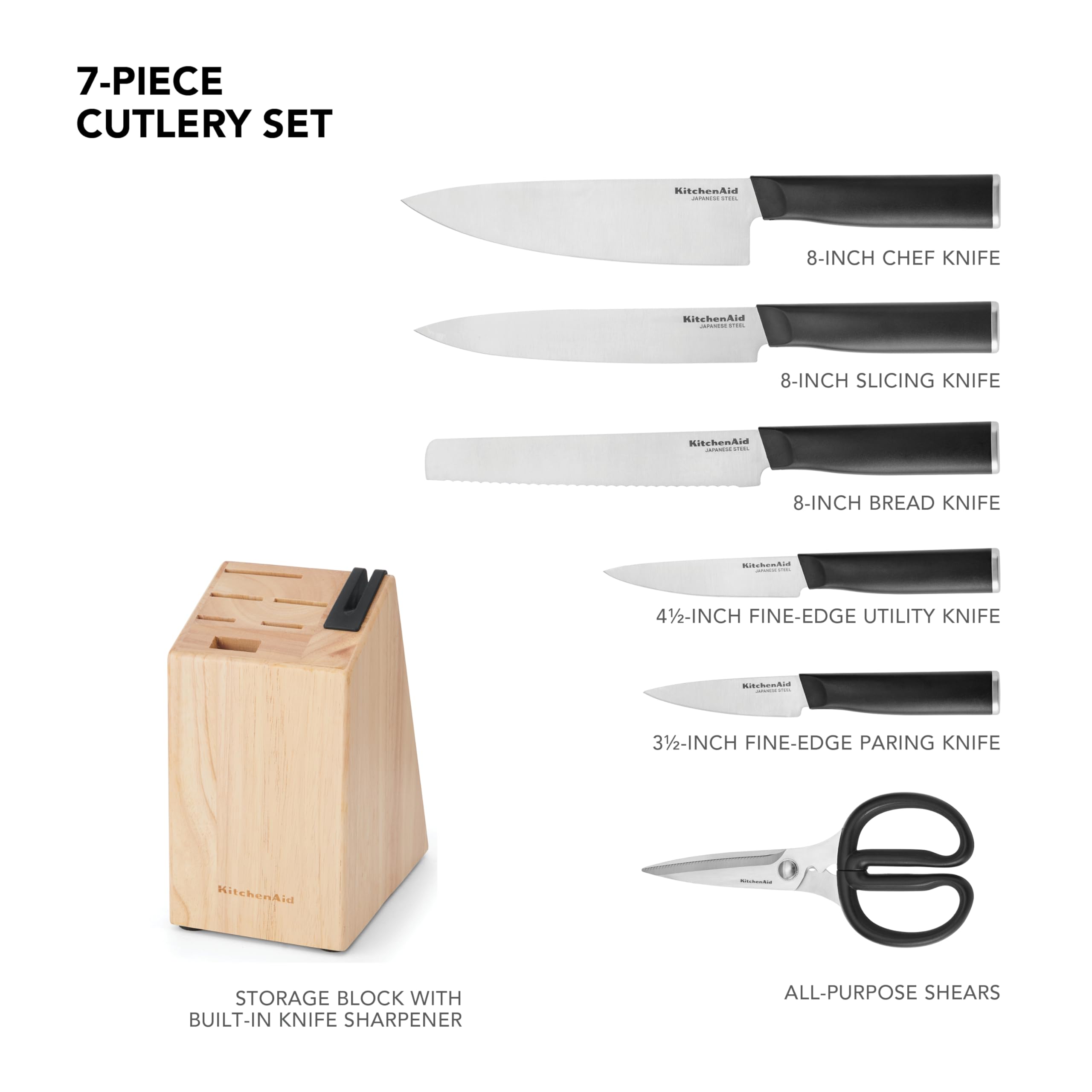 kitchenaid-classic-7-piece-natural-knife-block-set-with-built-in-sharpener-japan image 6