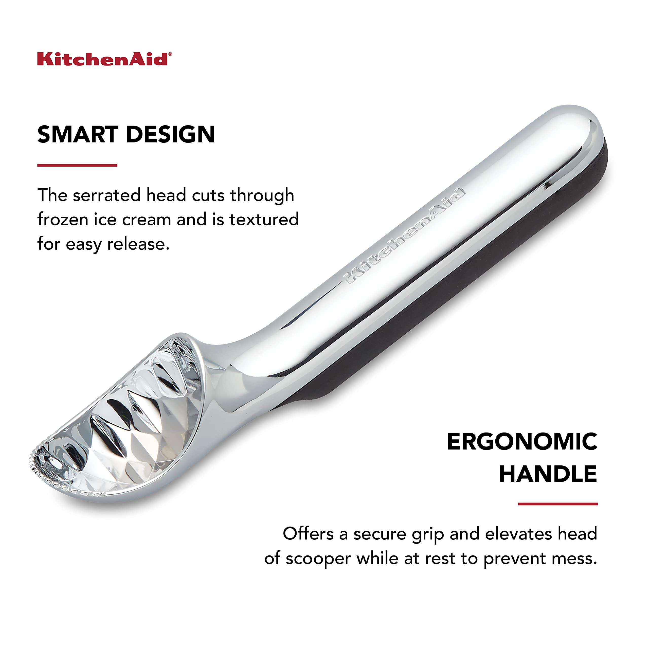 kitchenaid-no-mess-ice-cream-scoop-onyx-black-serrated-edge-ergonomic-handle image 4