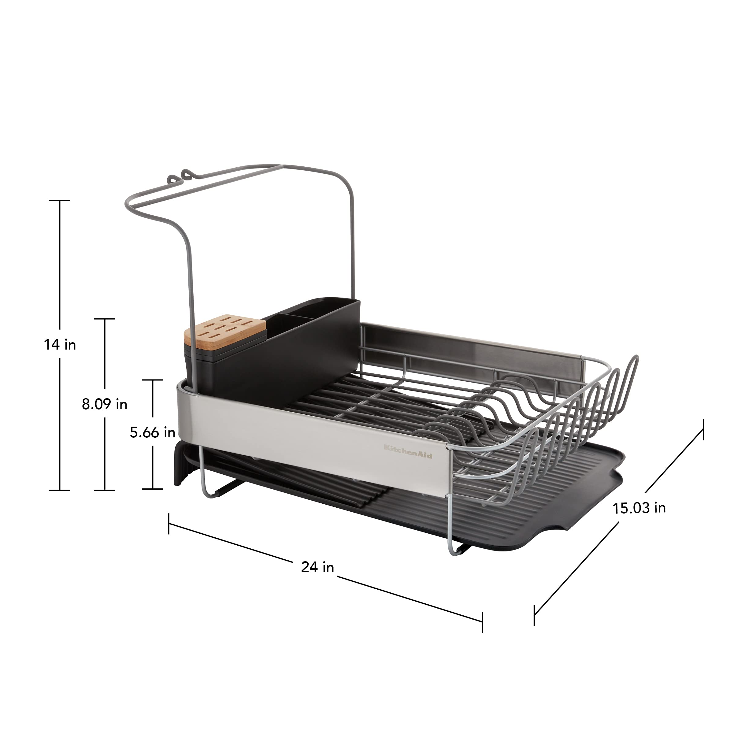 kitchenaid-full-size-expandable-dish-rack-with-self-draining-angled-drainboard-r image 5