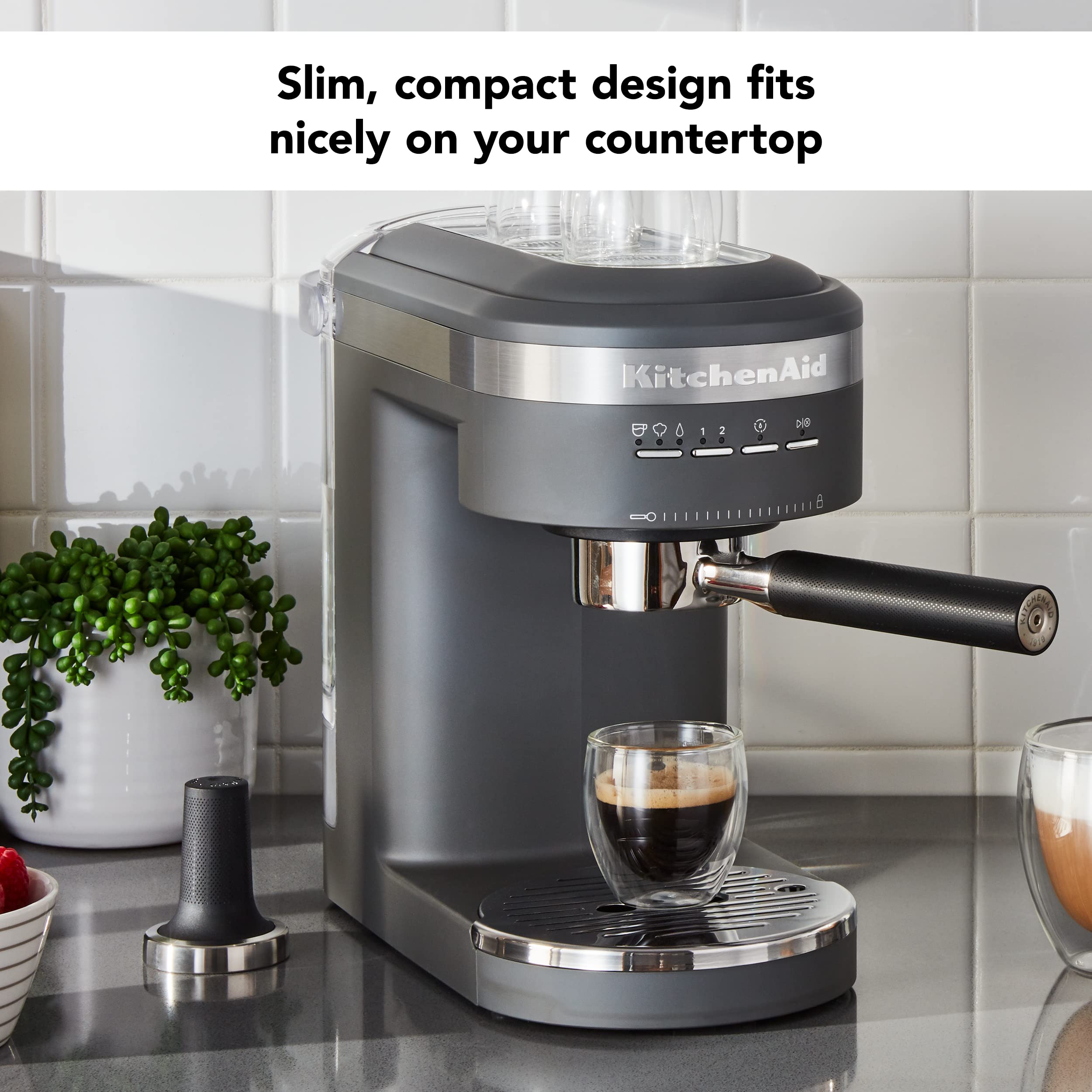 kitchenaid-semi-automatic-espresso-machine-kes6403-charcoal-grey image 6