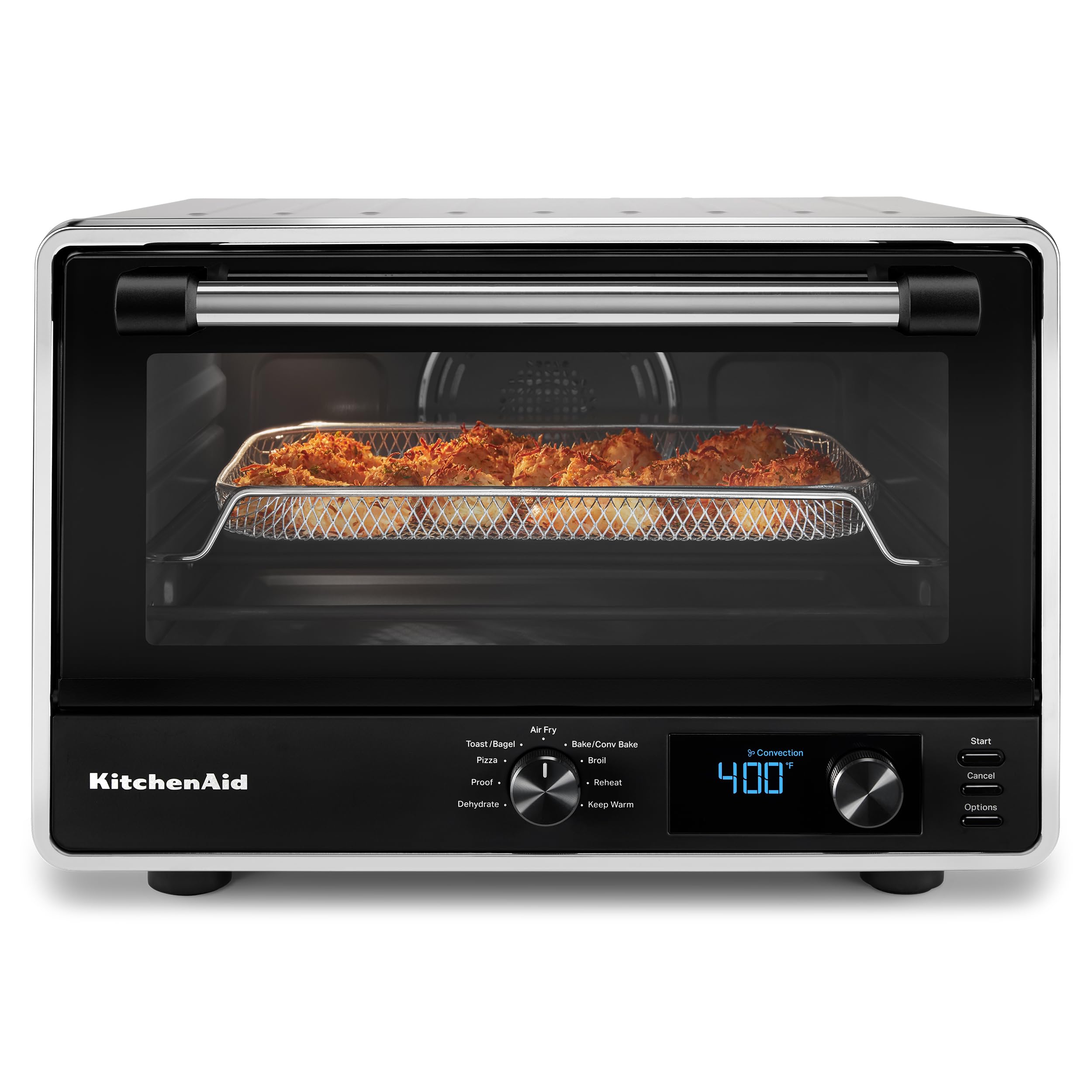 kitchenaid-kco128cu-digital-countertop-oven-with-air-fry-pizza-stone-contour-sil image 3