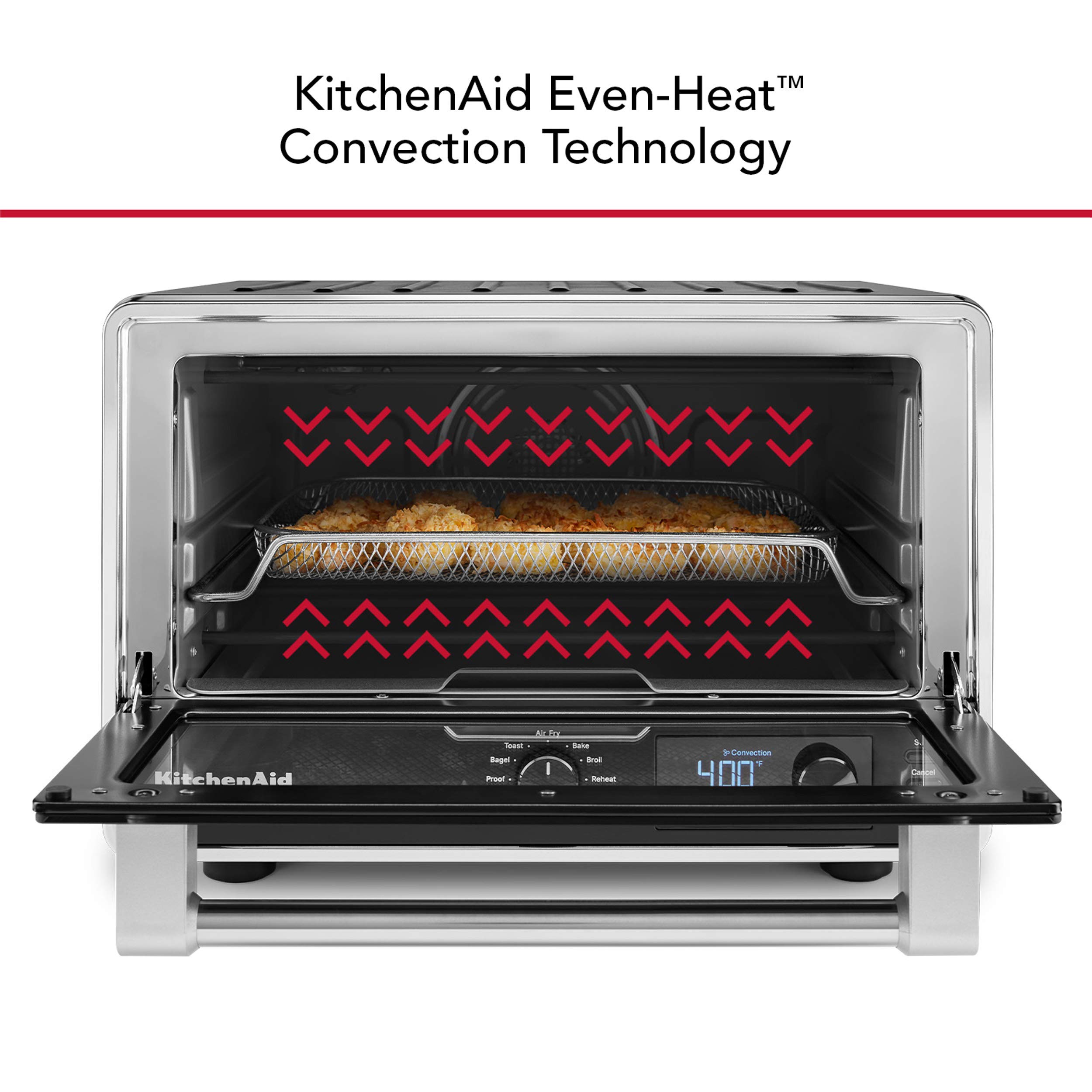 kitchenaid-digital-countertop-oven-with-air-fry-pizza-stone-kco128bm-black-matte image 5