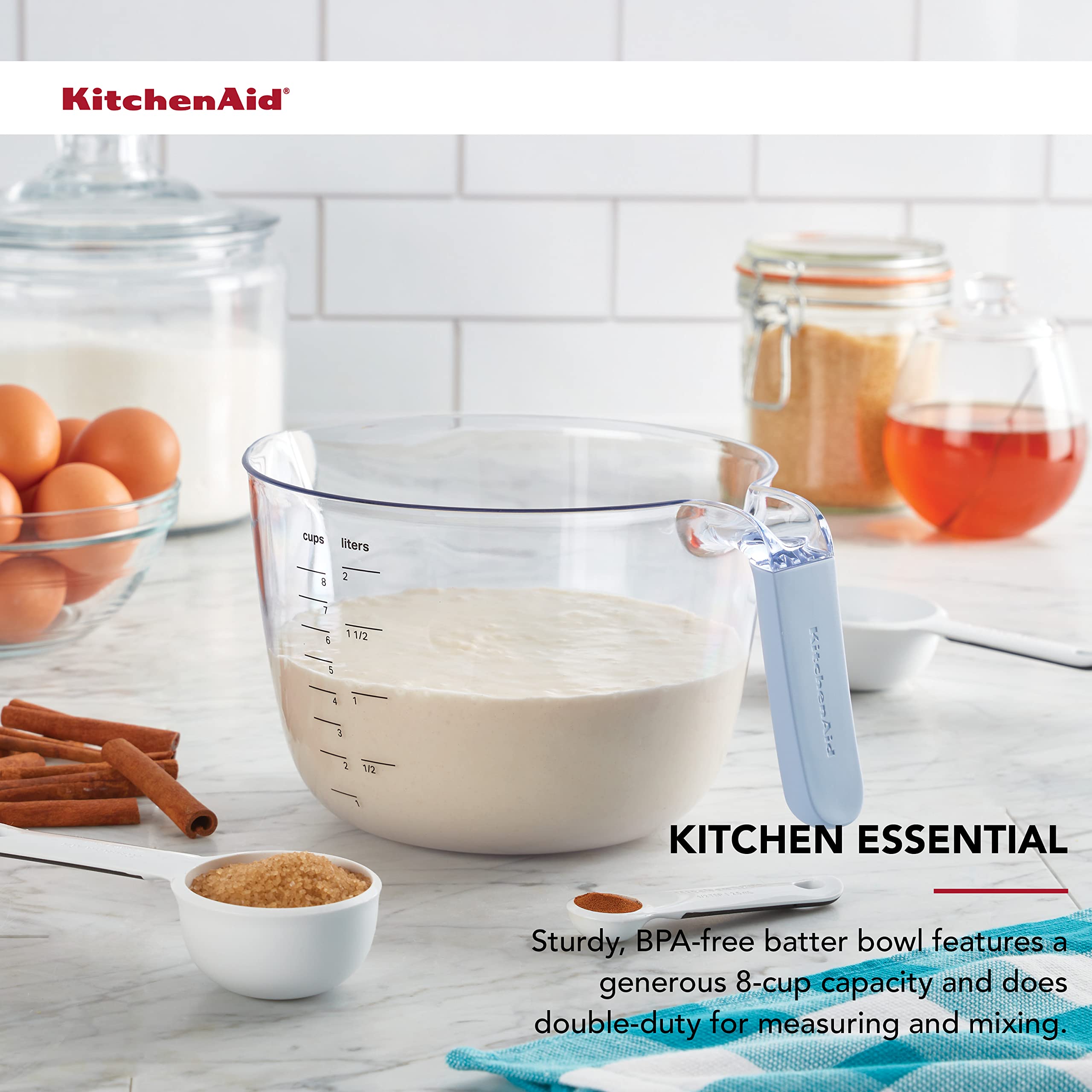 kitchenaid-universal-batter-bowl-8-cup-lavender-spout-soft-handle-nonslip-base image 4