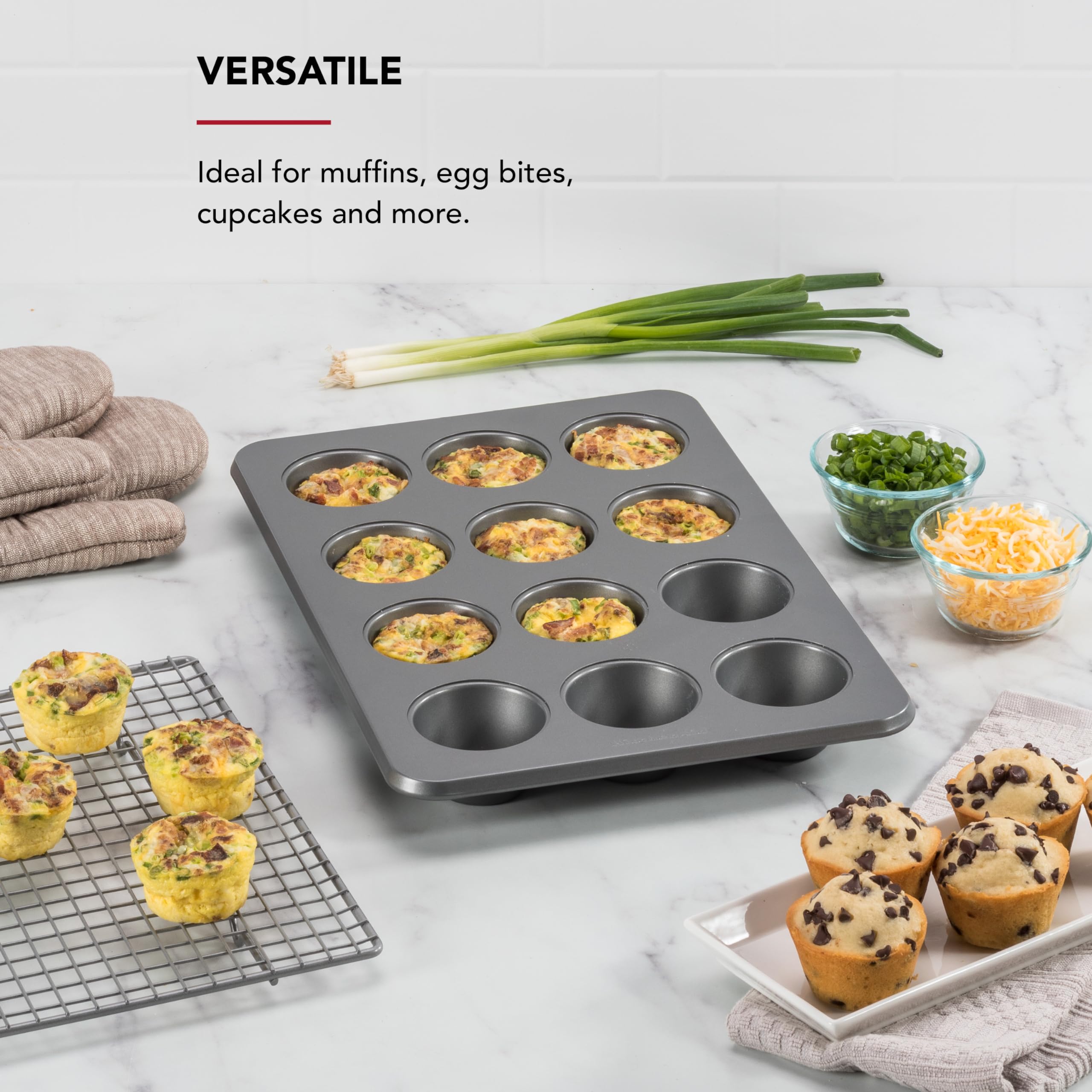 kitchenaid-12-cup-nonstick-aluminized-steel-muffin-pan-contour-silver image 4