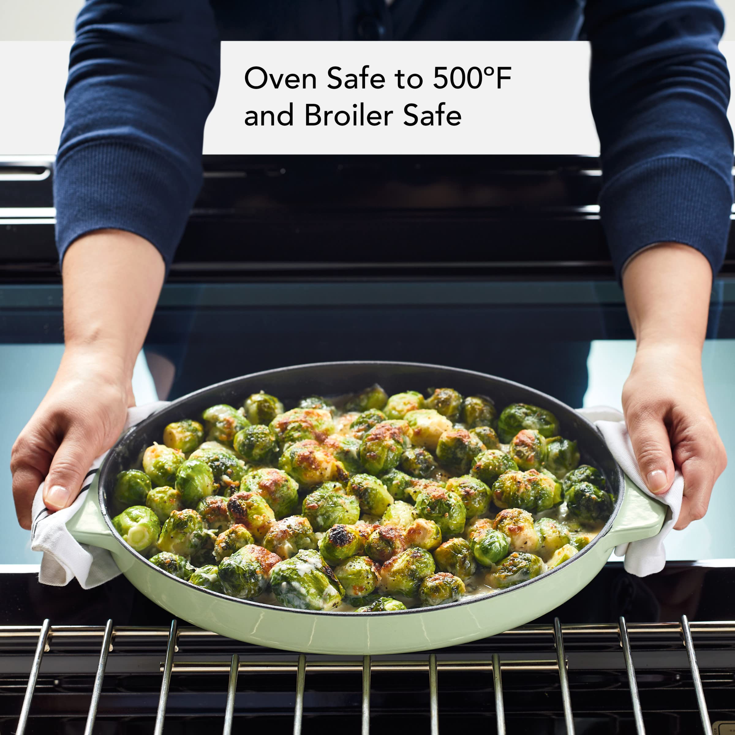 kitchenaid-enameled-cast-iron-au-gratin-oval-roasting-pan-2-5-quart-pistachio image 5