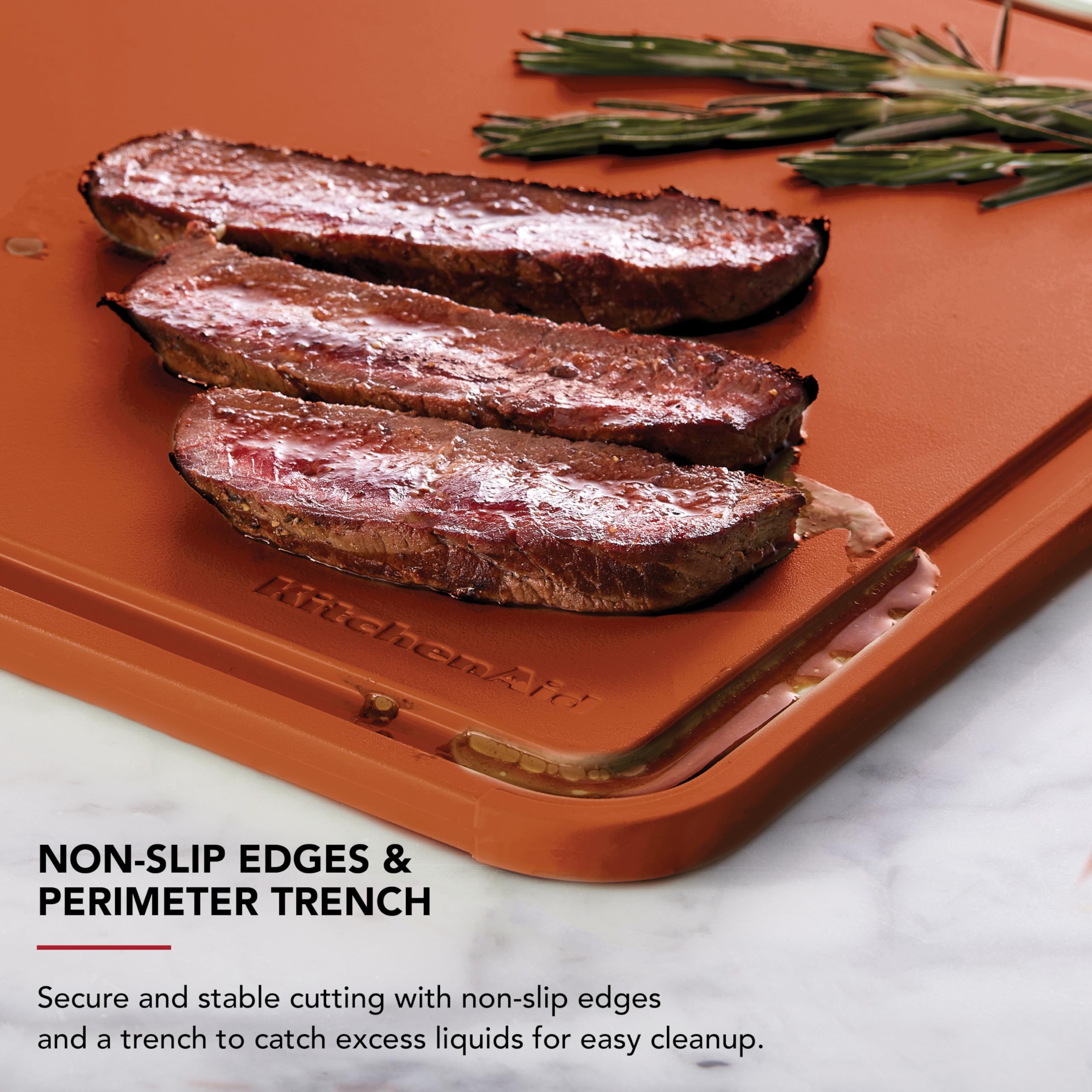 kitchenaid-classic-plastic-cutting-board-12x18-inch-scorched-orange image 3