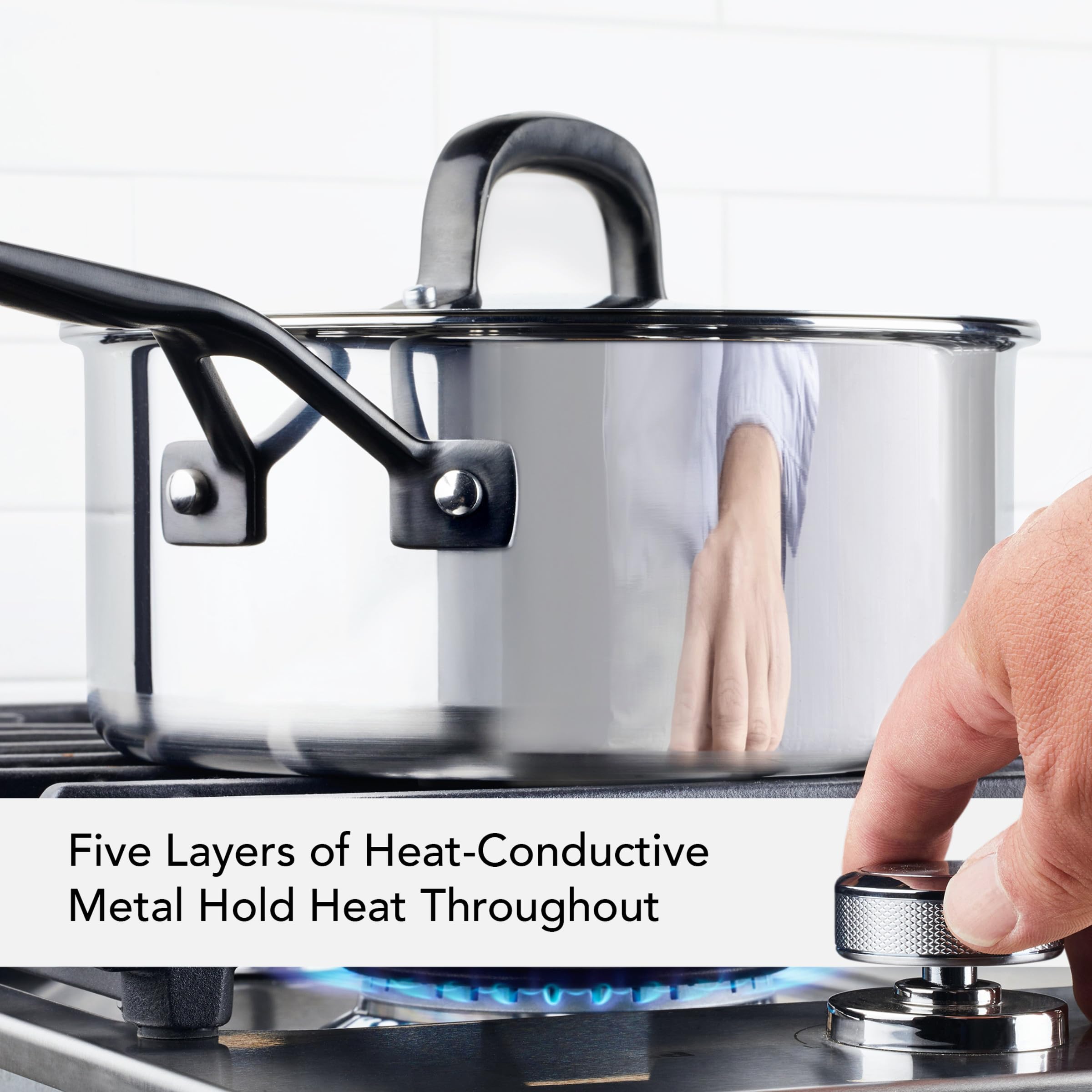 kitchenaid-5-ply-clad-stainless-steel-induction-saucepan-with-lid-1-5-quart-poli image 6