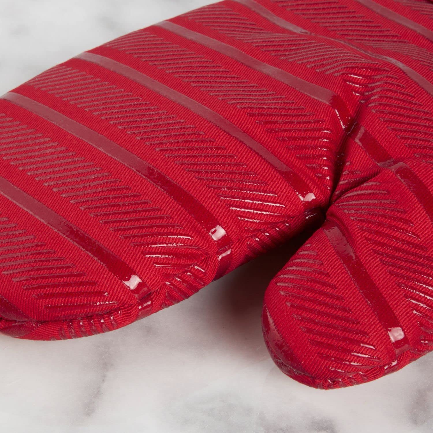 kitchenaid-albany-oven-mitt-2-pack-set-passion-red-7x13-inches-heat-resistant-wi image 4