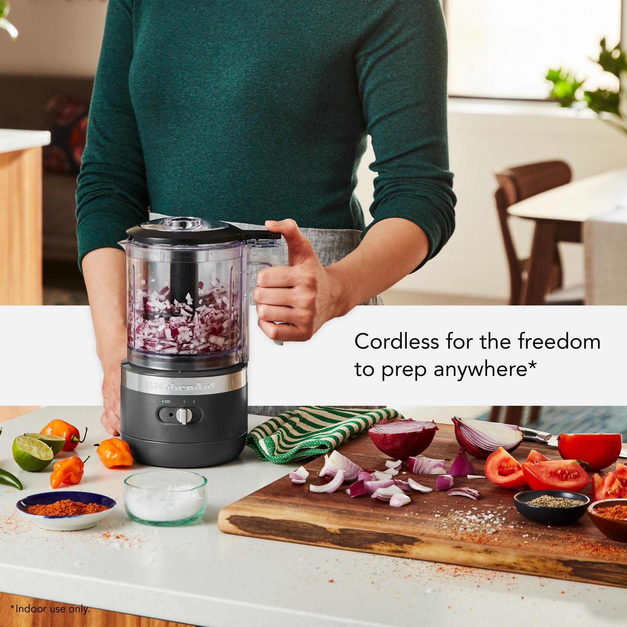 kitchenaid-cordless-5-cup-food-chopper-kfcb529q-rechargeable-includes-whisk-char image 3